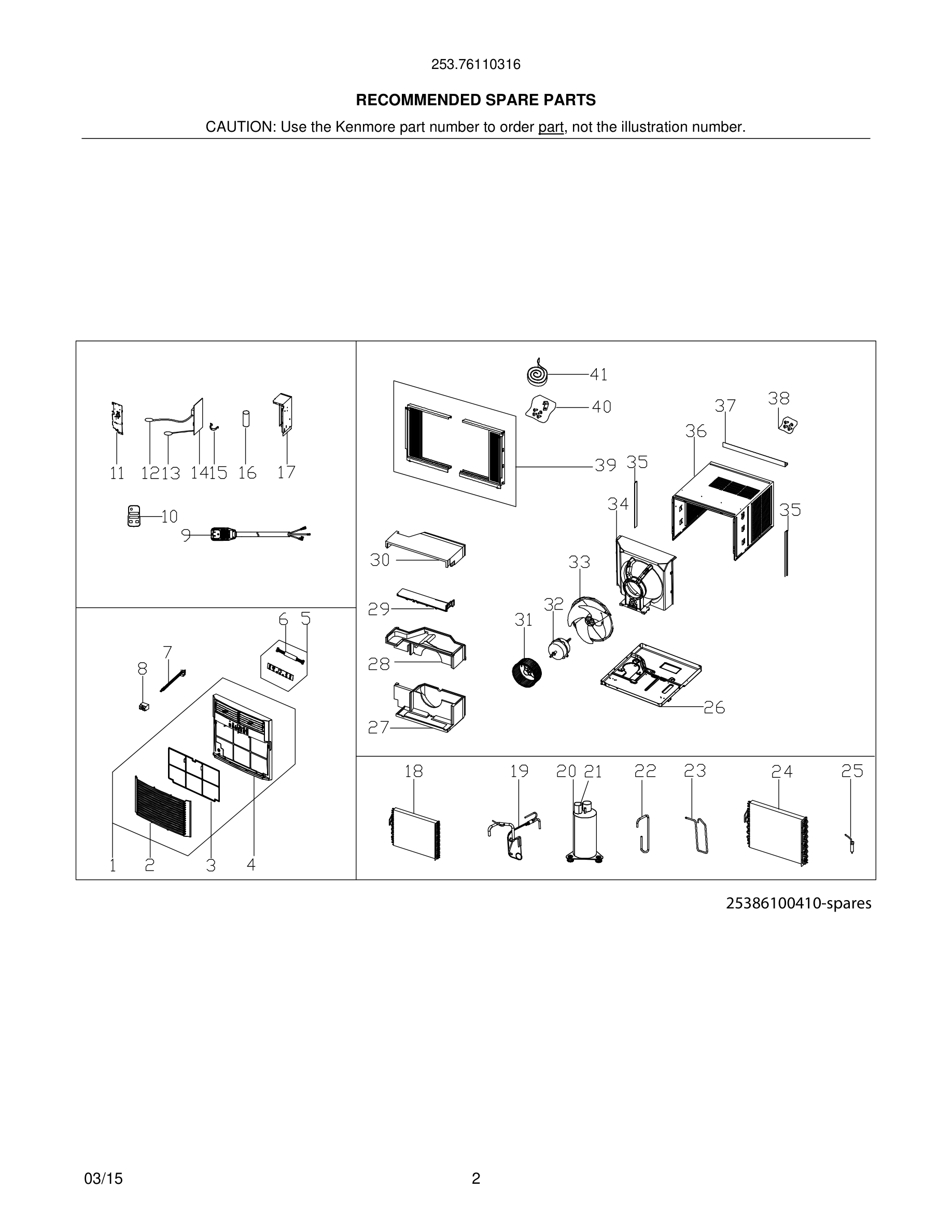 03 - RECOMMENDED SPARE PARTS