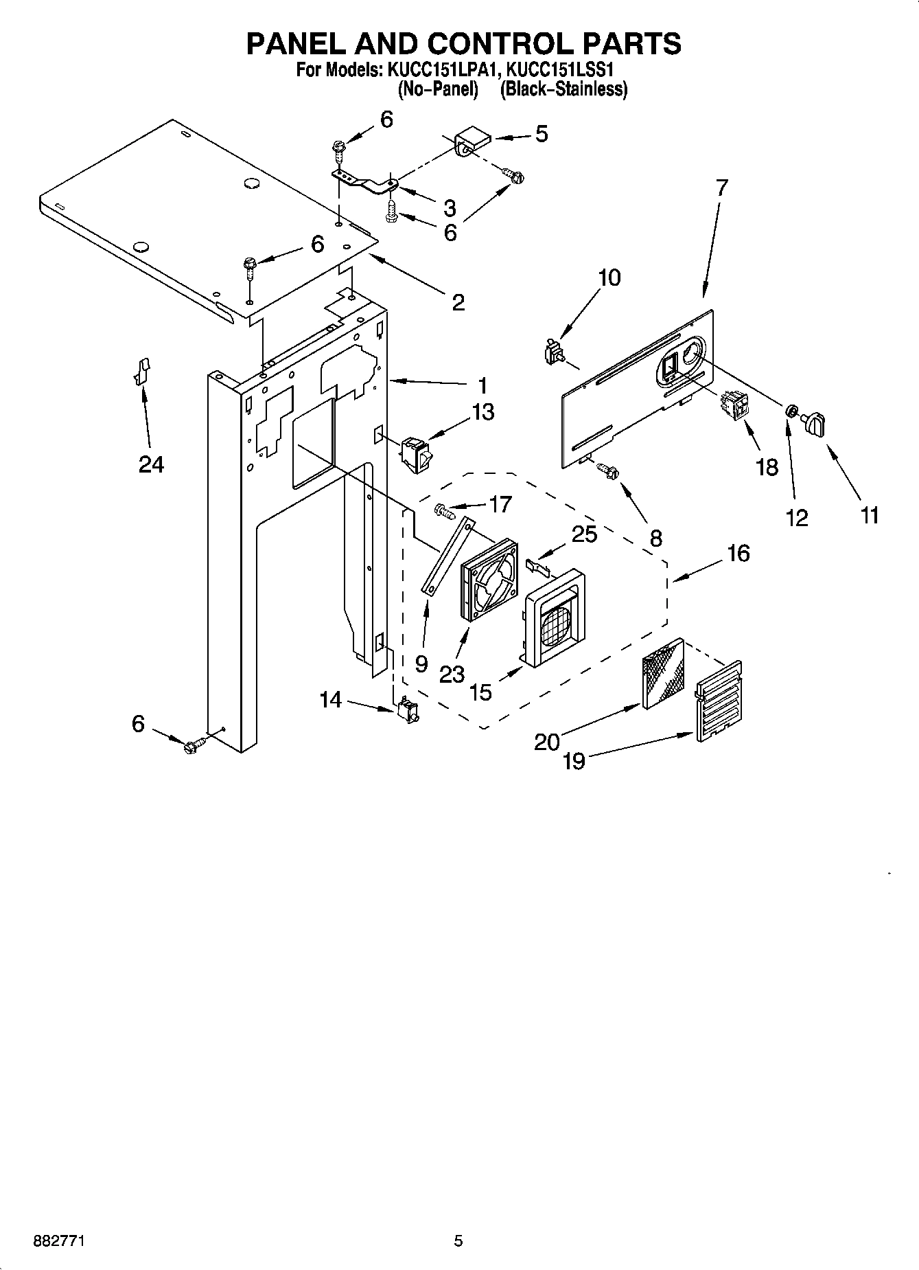 05 - PANEL AND CONTROL PARTS