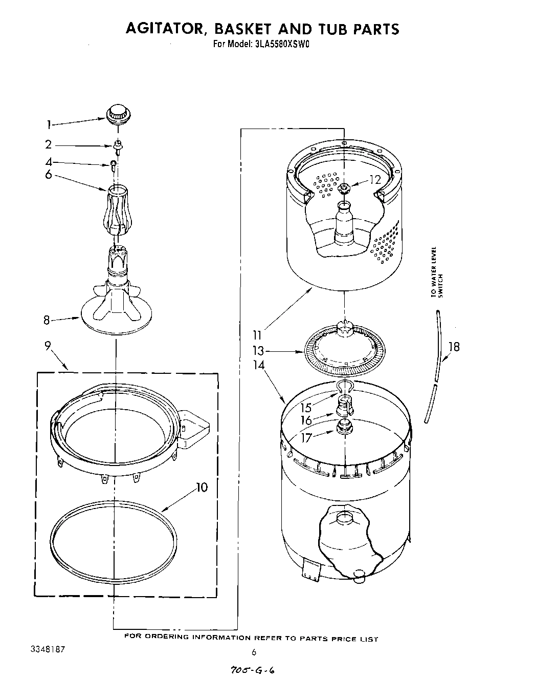 04 - AGITATOR, BASKET AND TUB