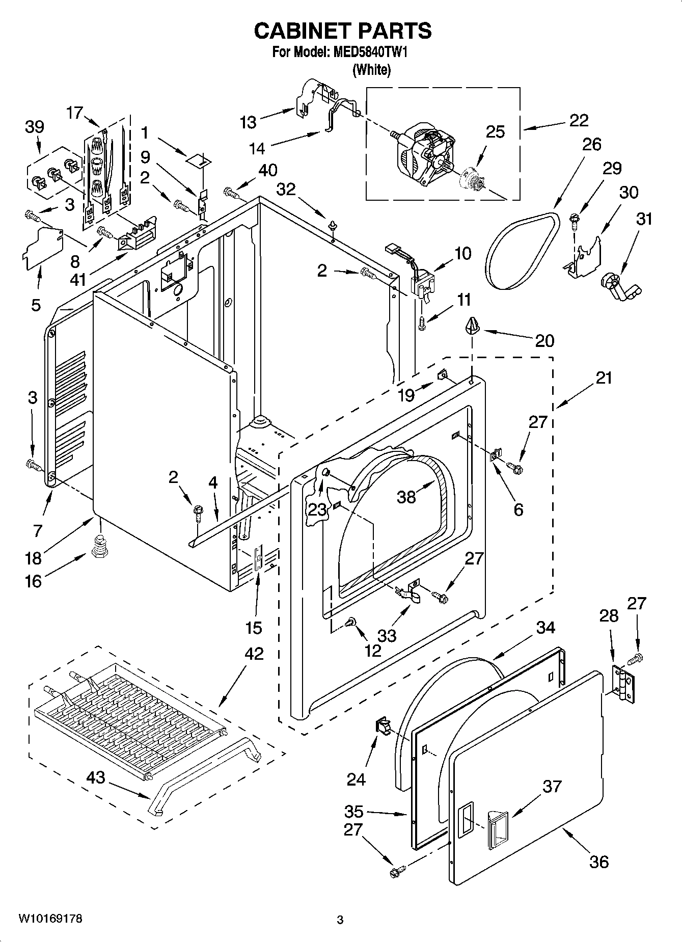 02 - CABINET PARTS