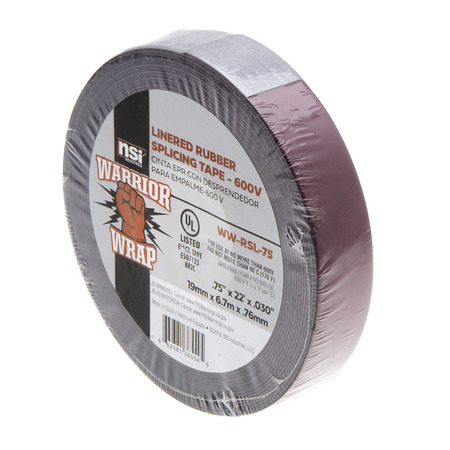 Linered Rubber Tape .75" 22ft