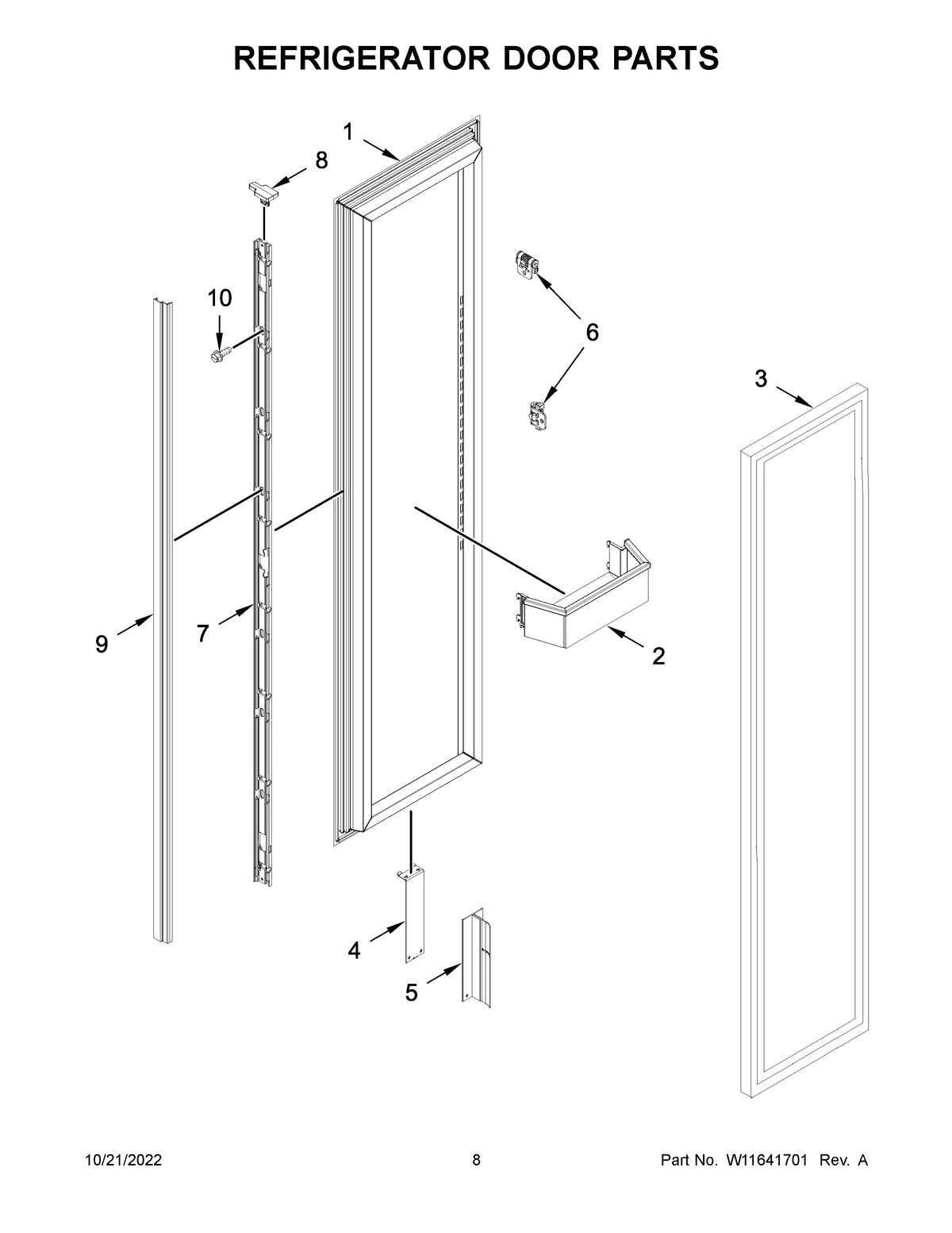 05 - REFRIGERATOR DOOR PARTS