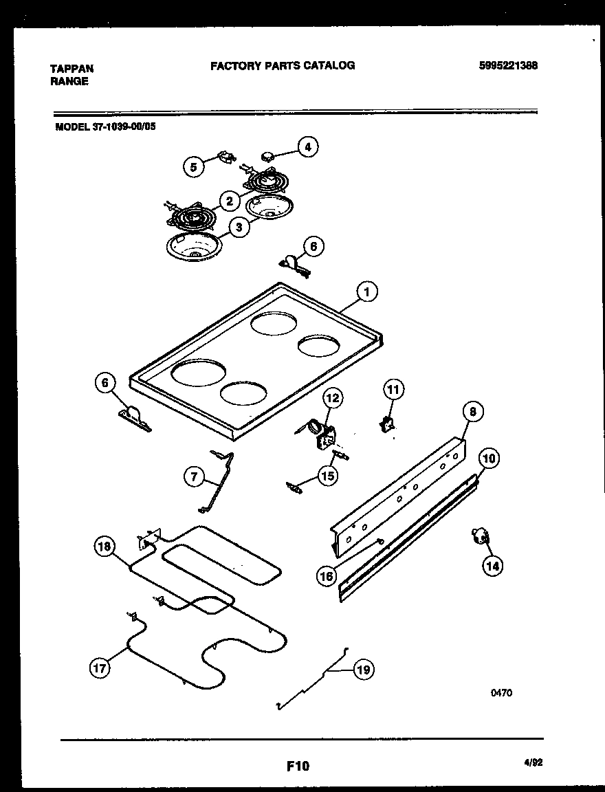 04 - COOKTOP AND BROILER PARTS