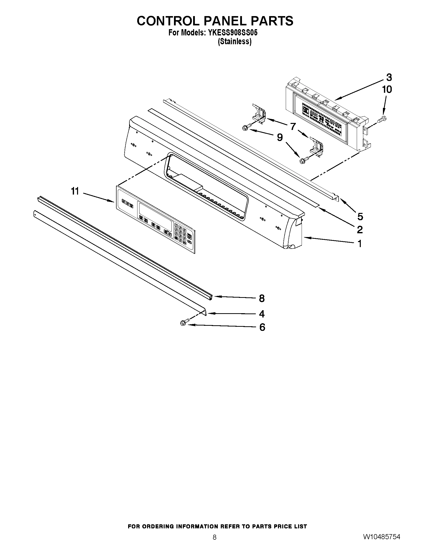 05 - CONTROL PANEL PARTS
