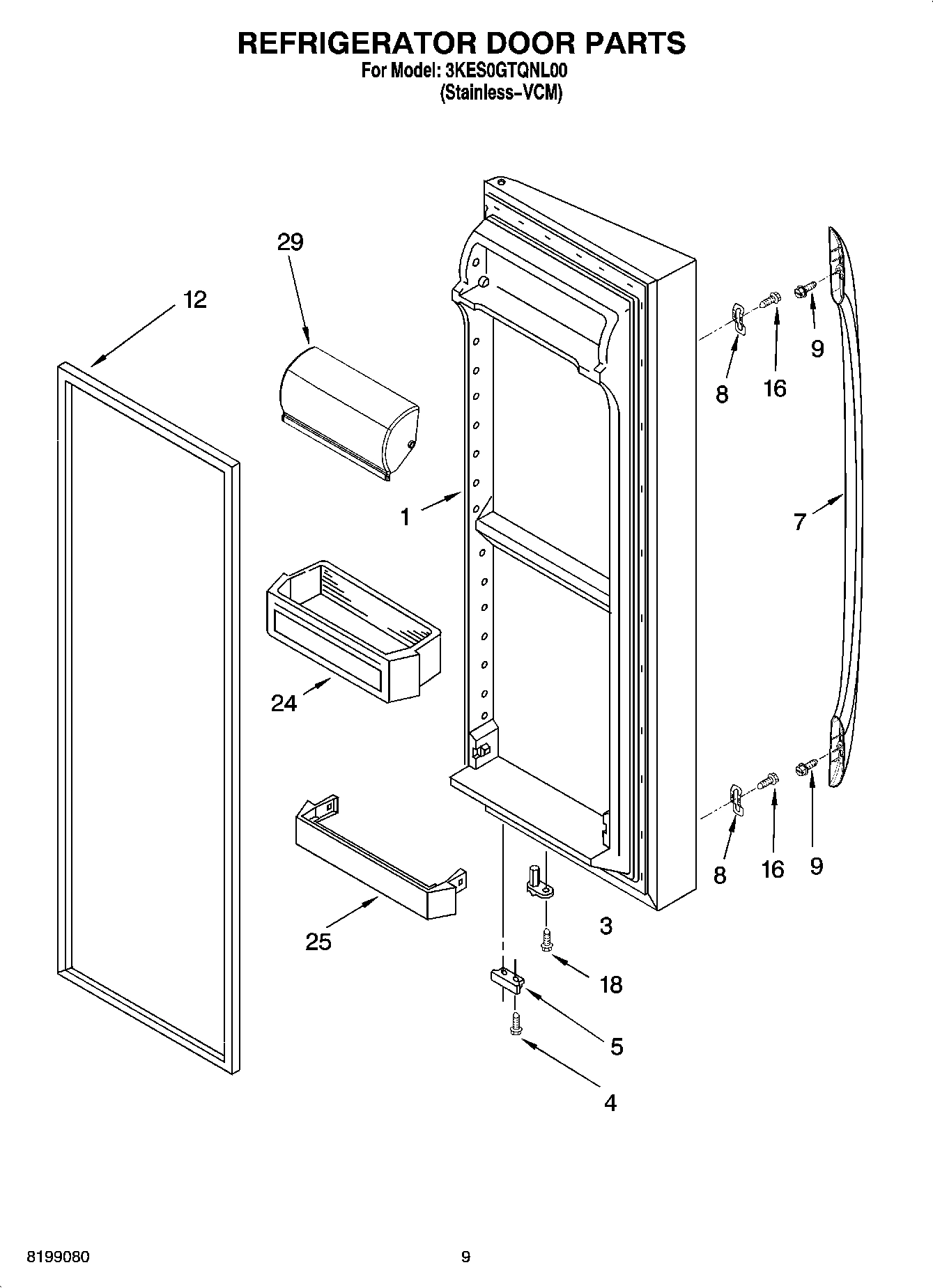 05 - REFRIGERATOR DOOR PARTS