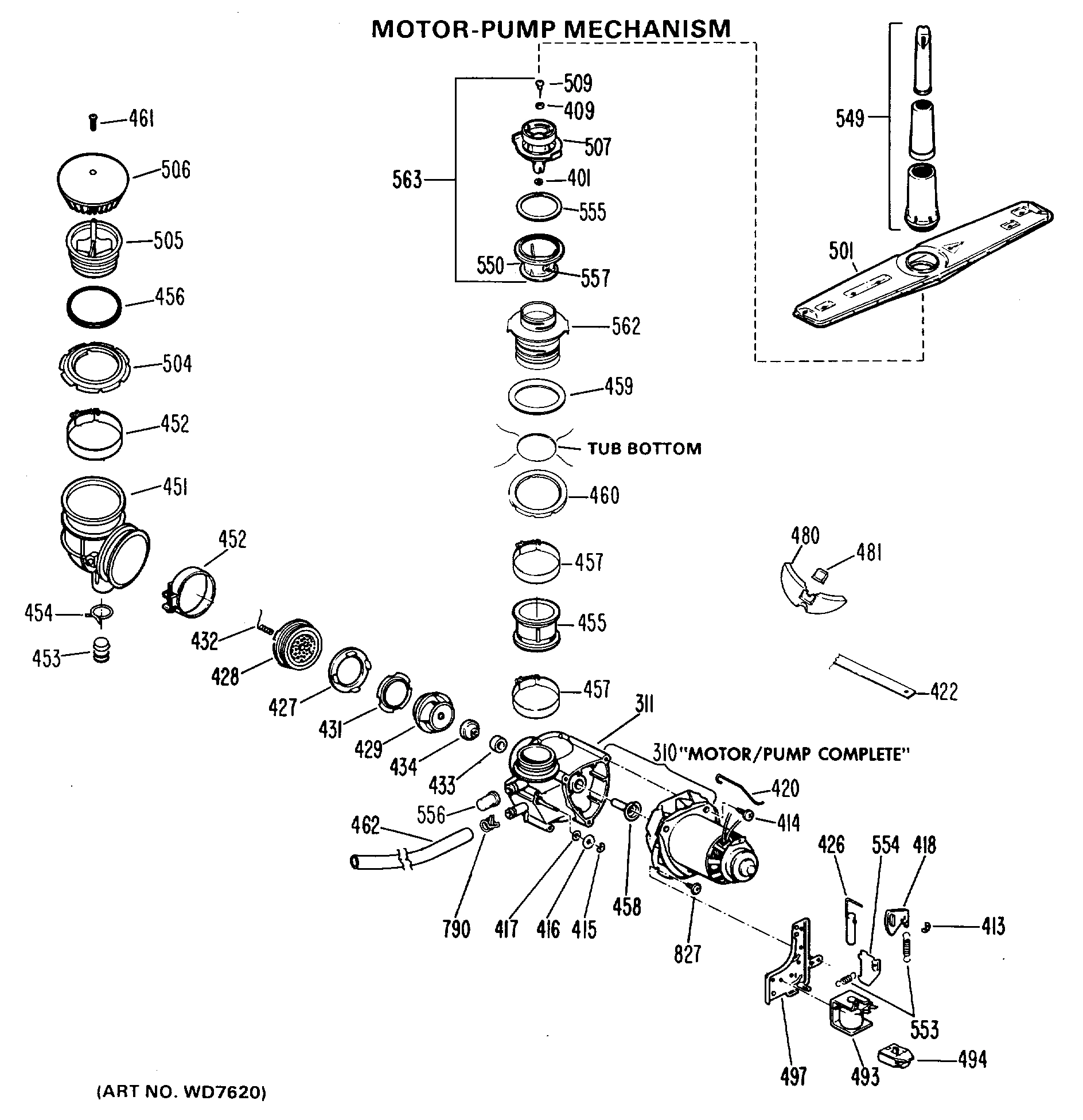 MOTOR-PUMP MECHANISM