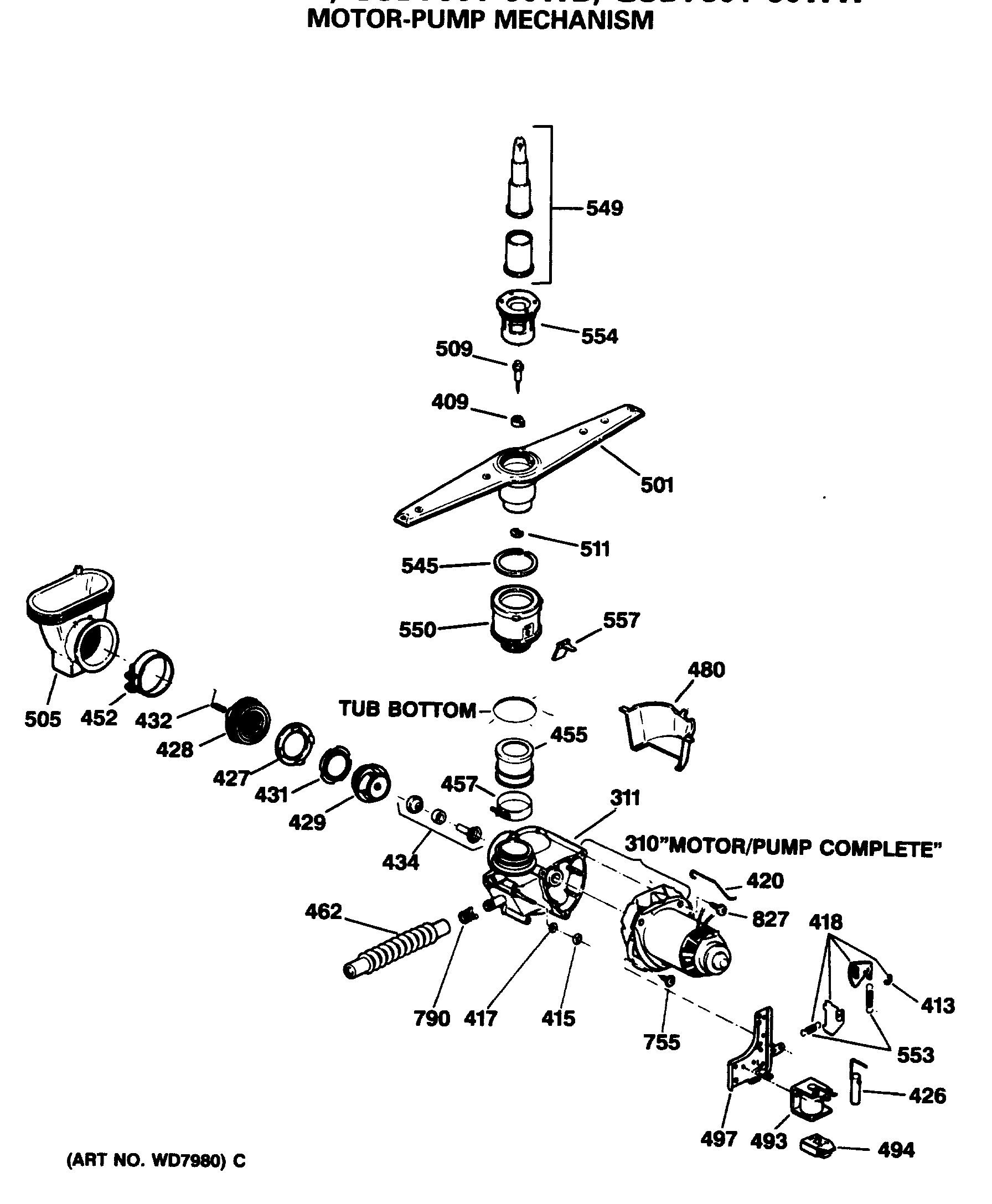 MOTOR-PUMP MECHANISM