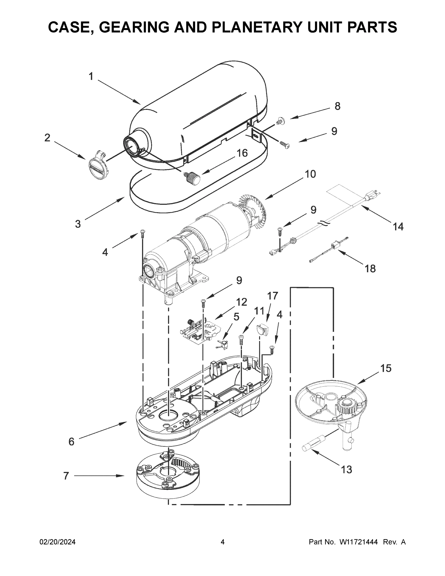 03 - CASE, GEARING AND PLANETARY UNIT PARTS
