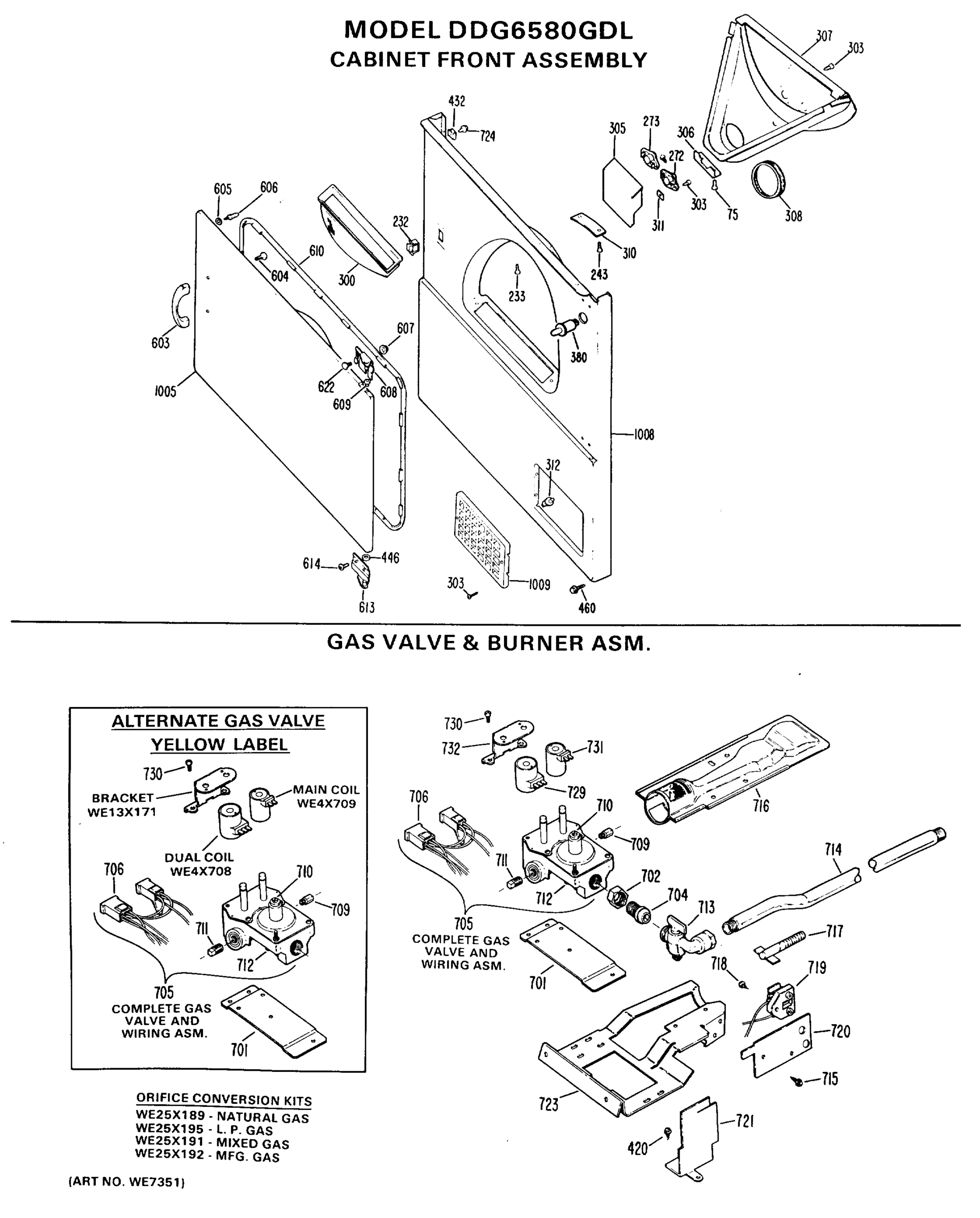 CABINET FRONT ASSEMBLY