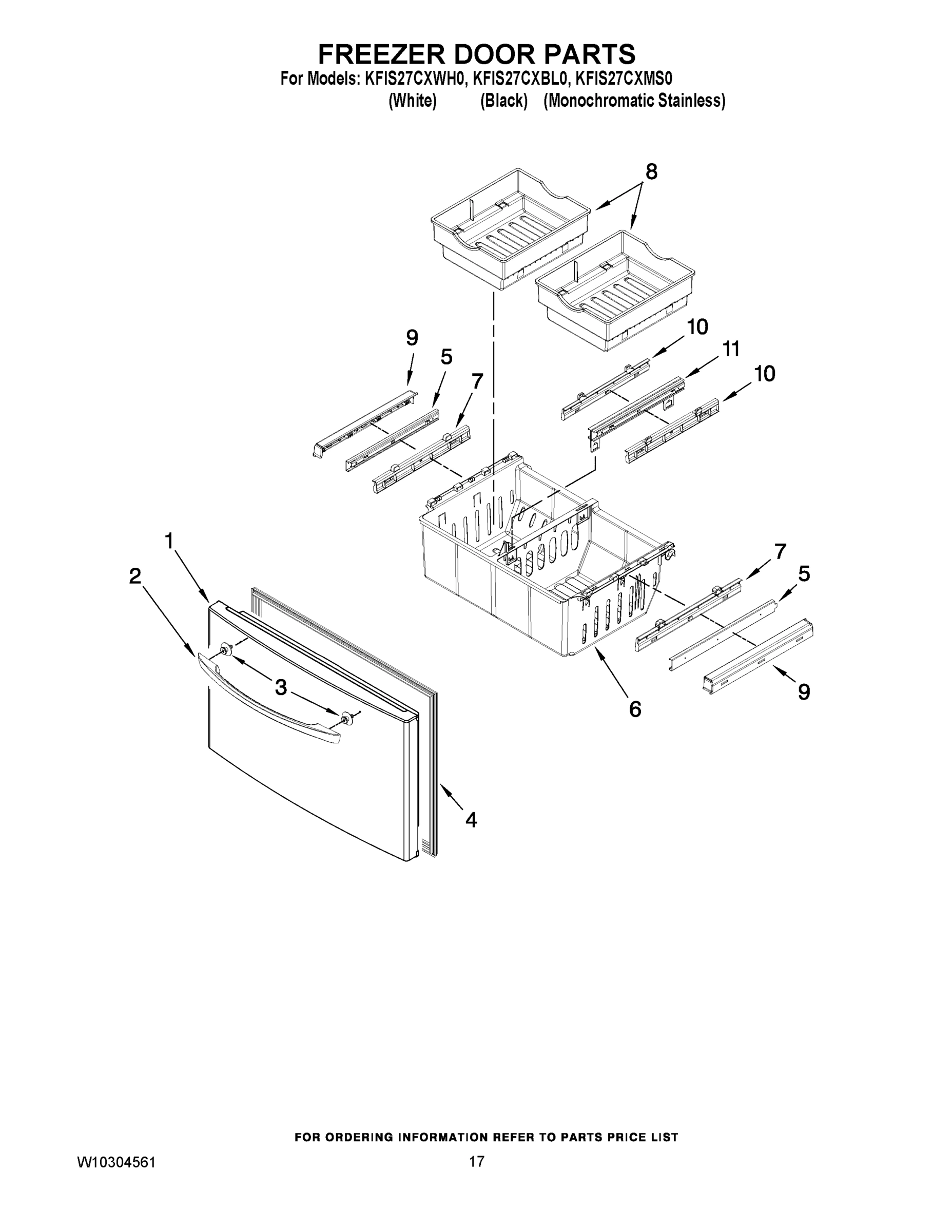 09 - FREEZER DOOR PARTS