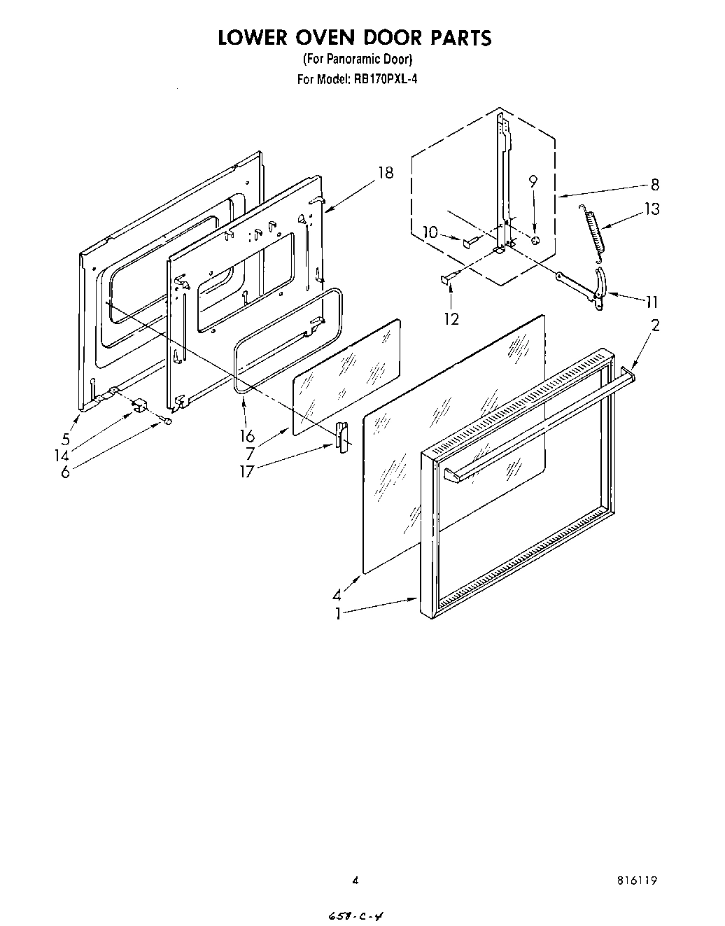 03 - LOWER OVEN DOOR