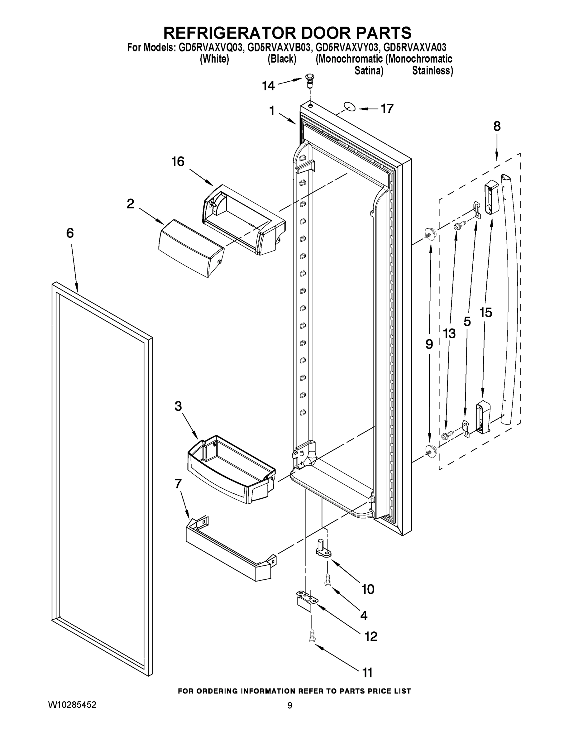 06 - REFRIGERATOR DOOR PARTS