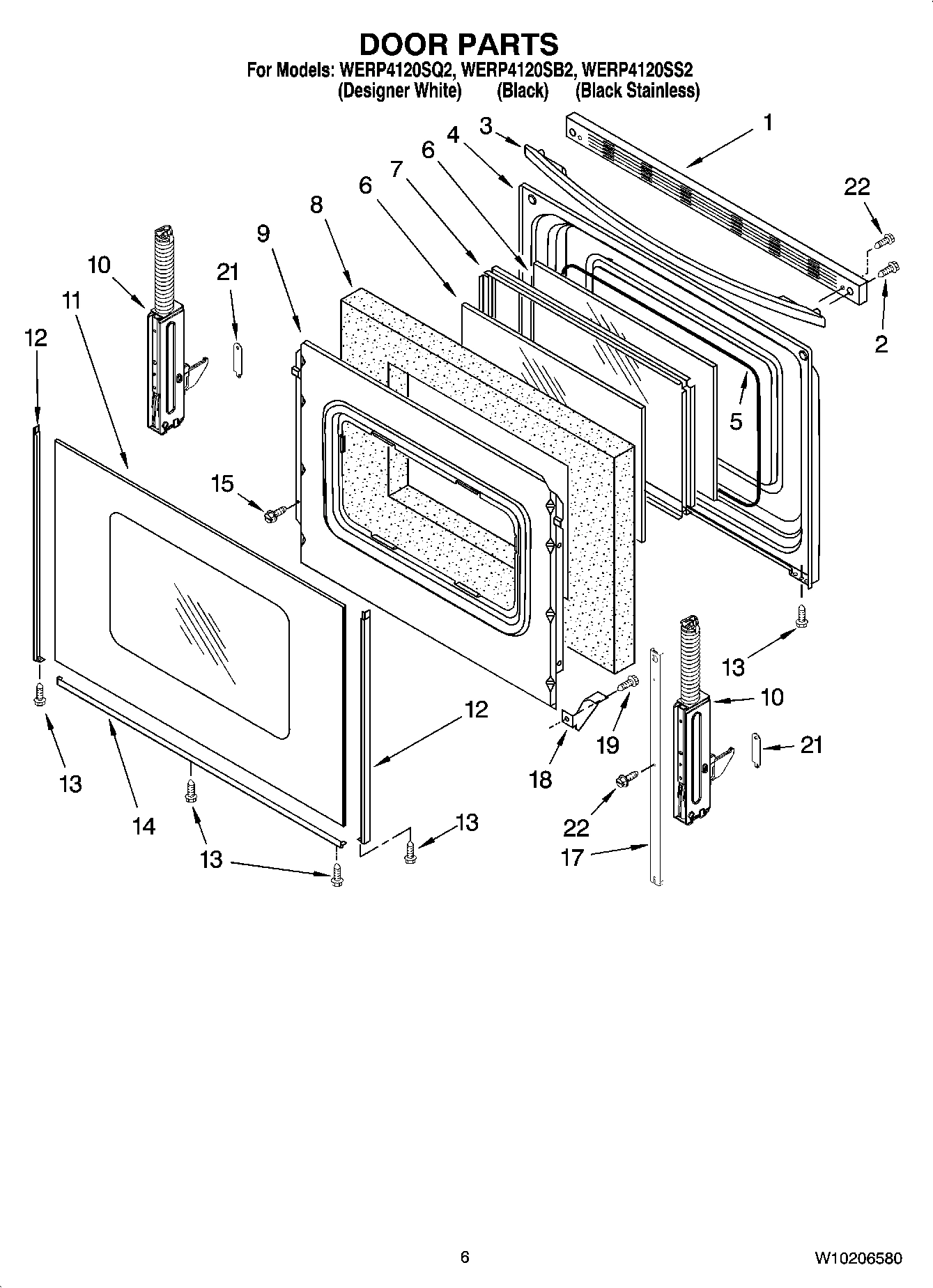 05 - DOOR PARTS, OPTIONAL PARTS (NOT INCLUDED)