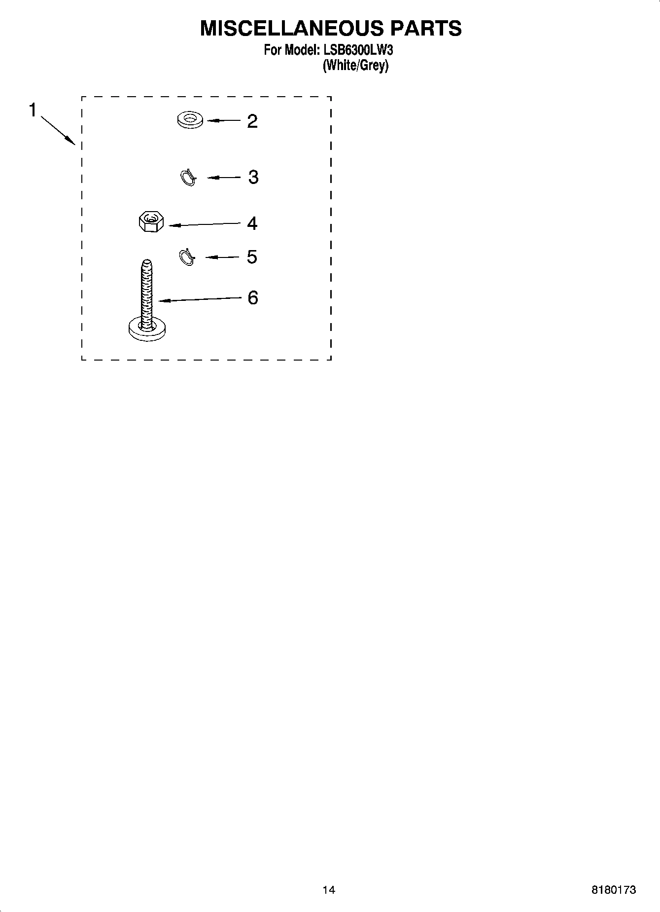 10 - MISCELLANEOUS PARTS OPTIONAL PARTS (NOT INCLUDED)