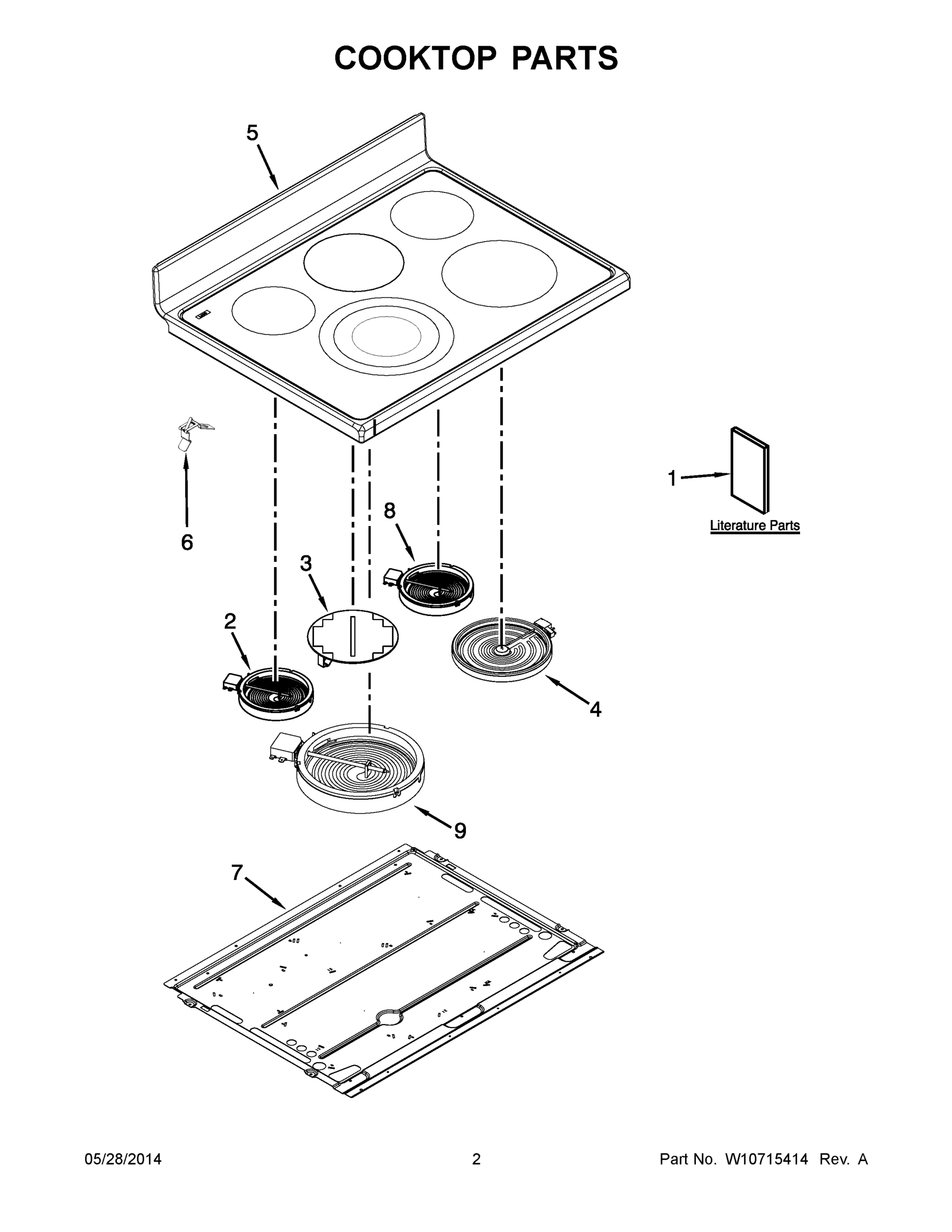 02 - COOKTOP PARTS