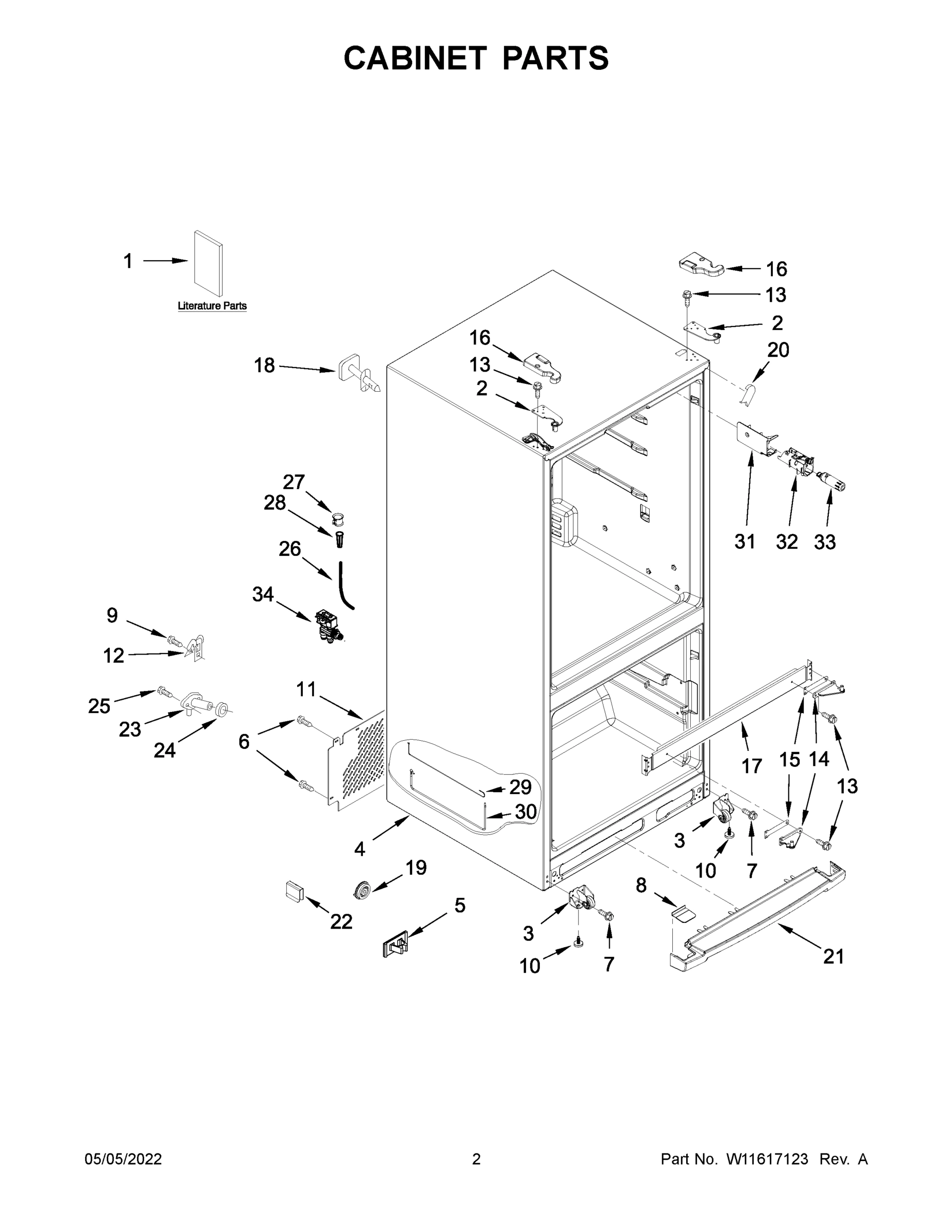 02 - CABINET PARTS