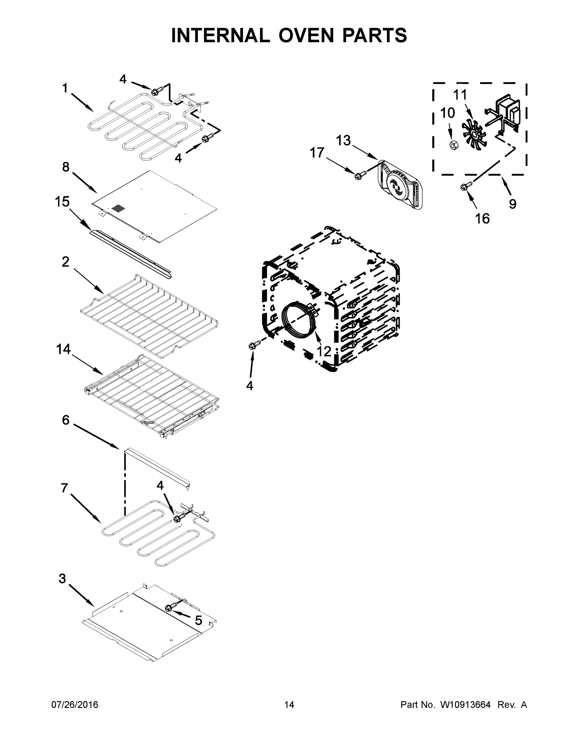 08 - INTERNAL OVEN PARTS