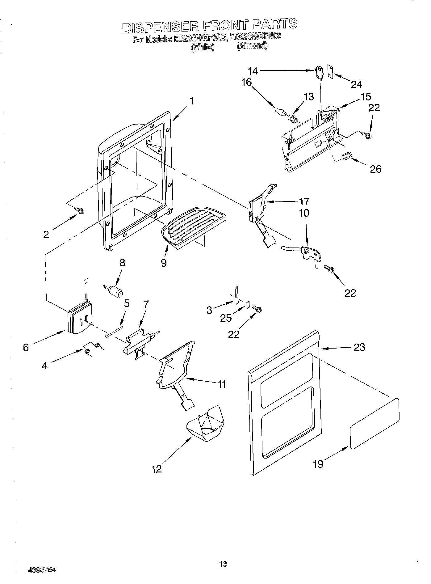 09 - DISPENSER FRONT