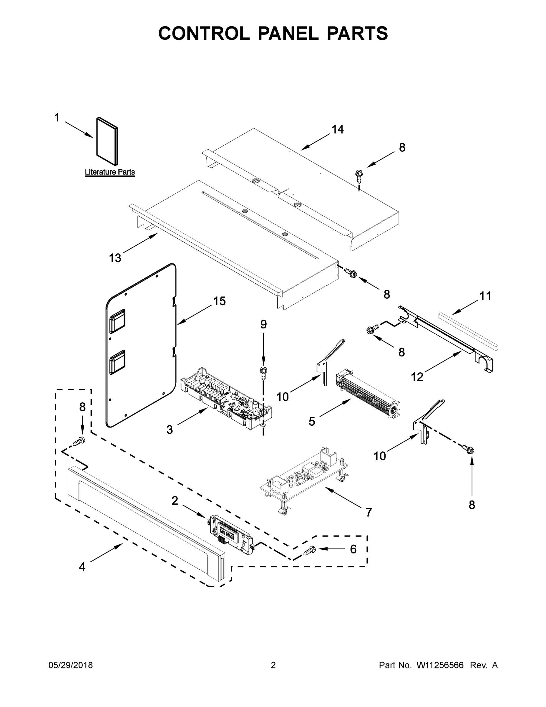 02 - CONTROL PANEL PARTS