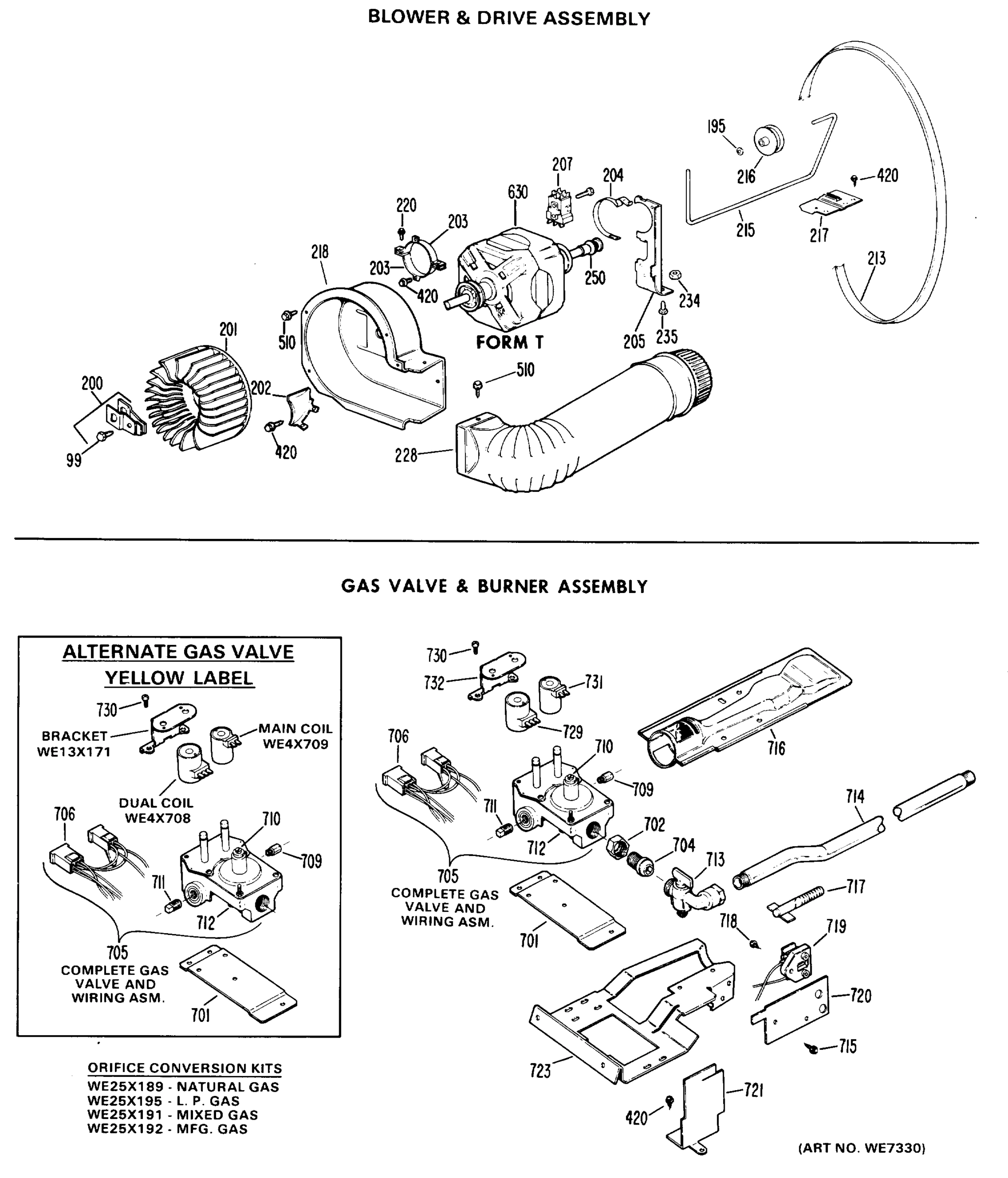 BLOWER & DRIVE ASSEMBLY