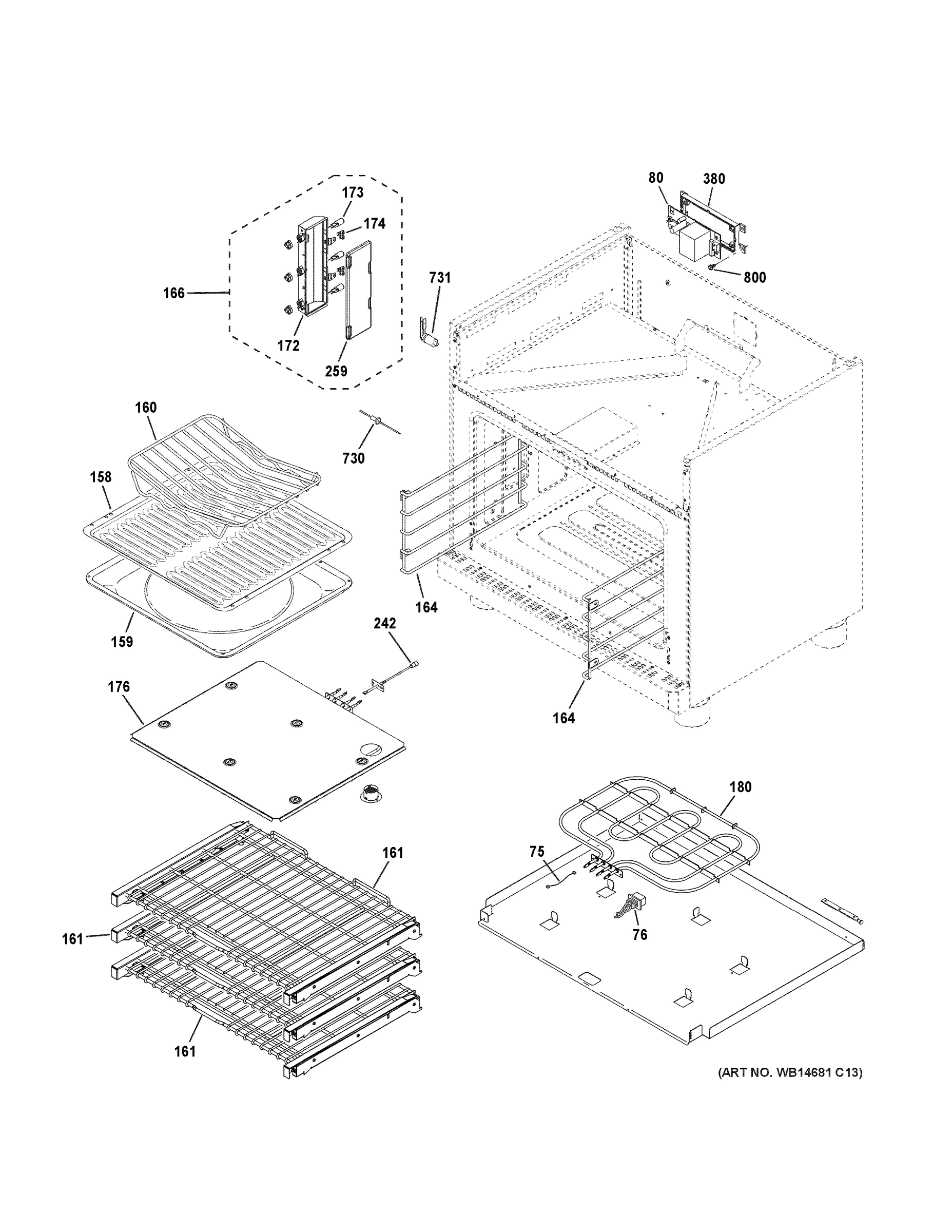 OVEN CAVITY PARTS