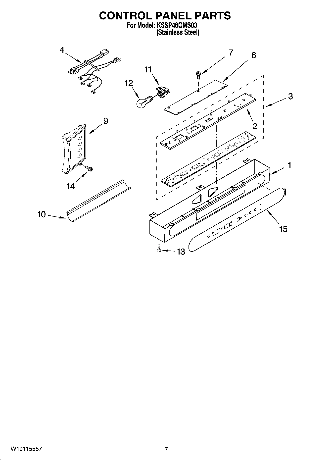 05 - CONTROL PANEL PARTS