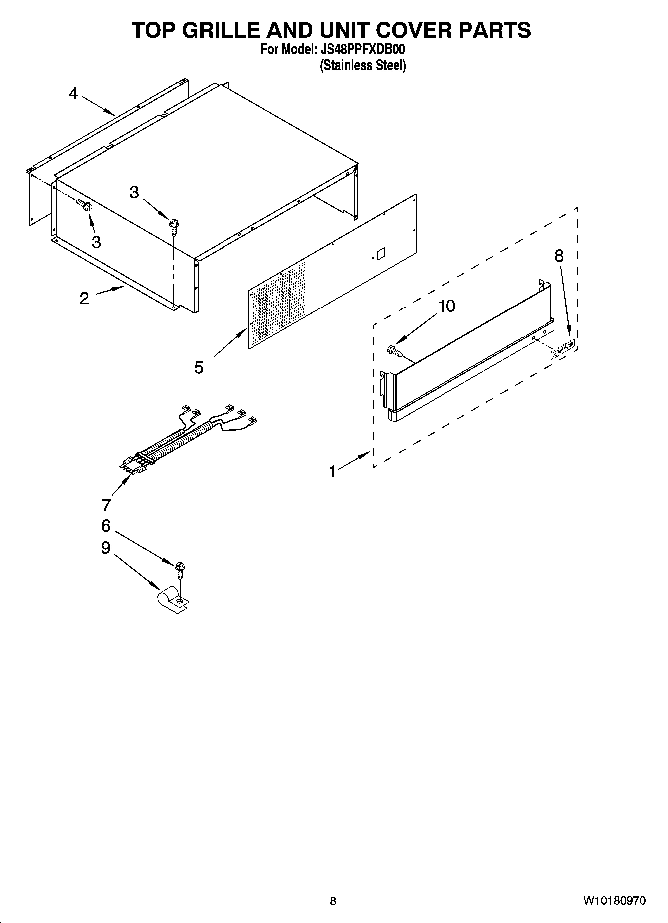 06 - TOP GRILLE AND UNIT COVER PARTS