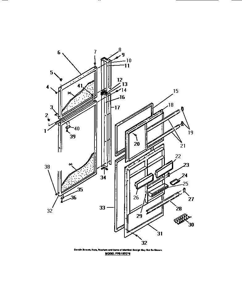 14 - FOOD AND FREEZER DOORS