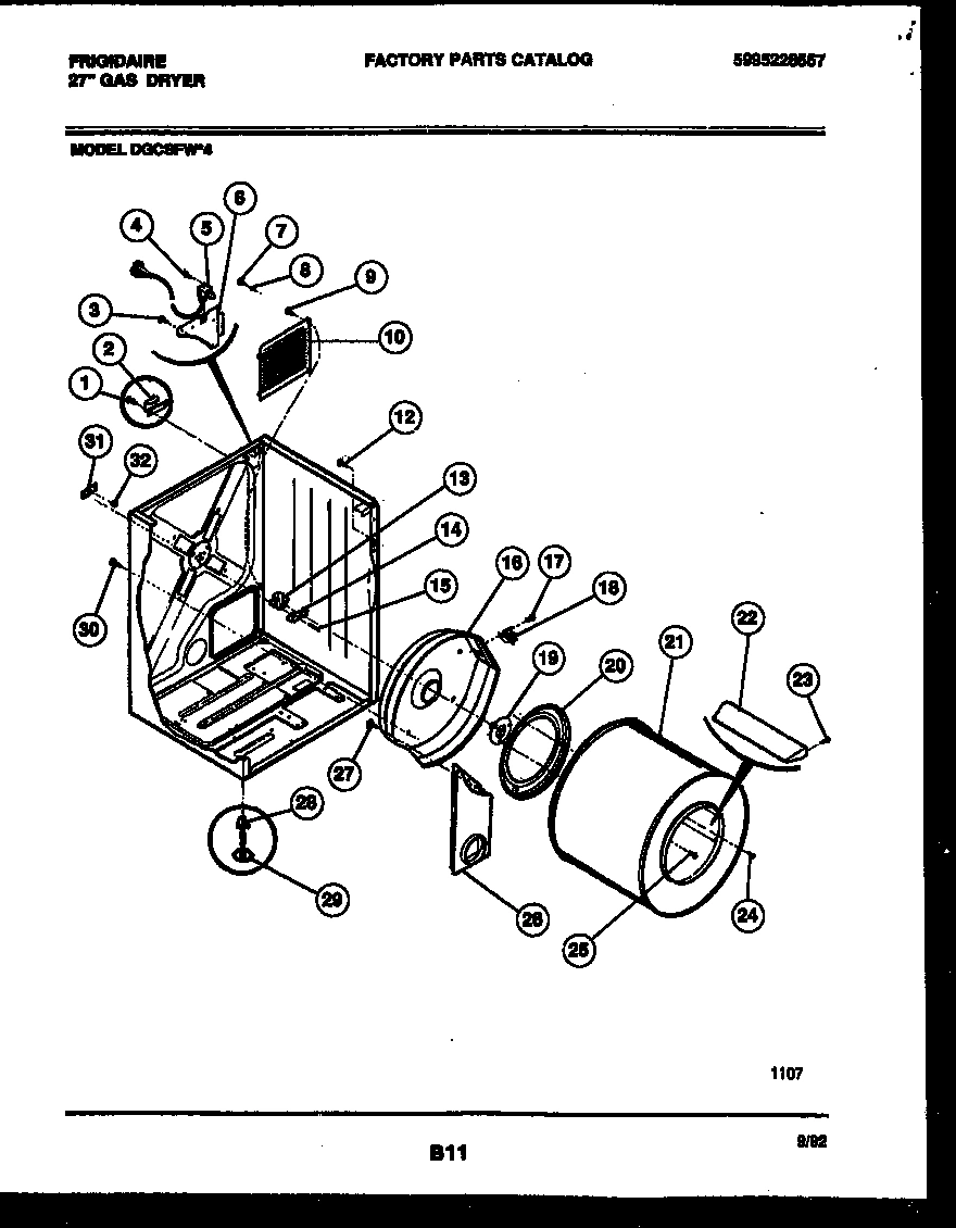 02 - CABINET AND COMPONENT PARTS