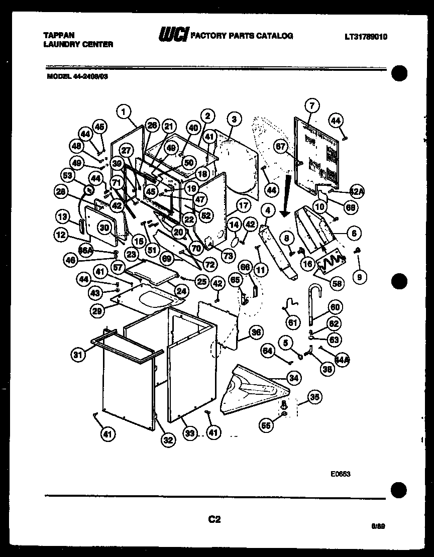02 - CABINET PARTS AND HEATER