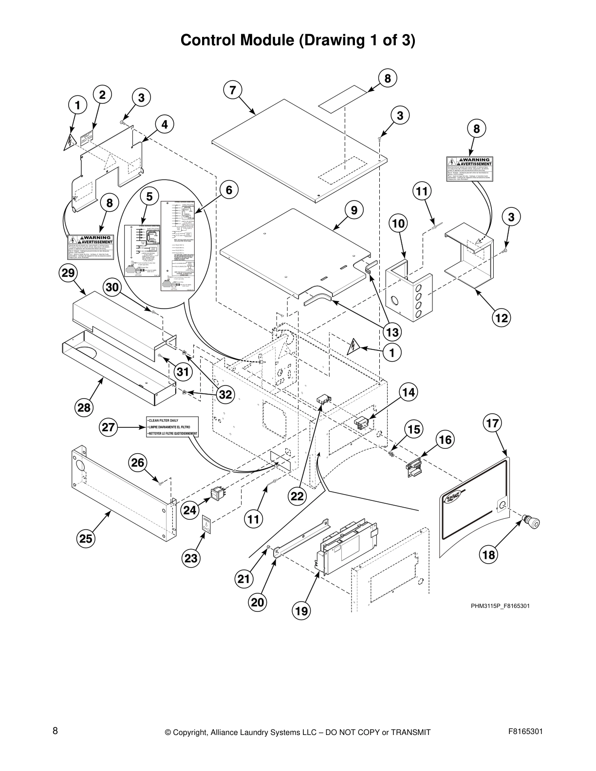 Control Module (Drawing 1 of 3)