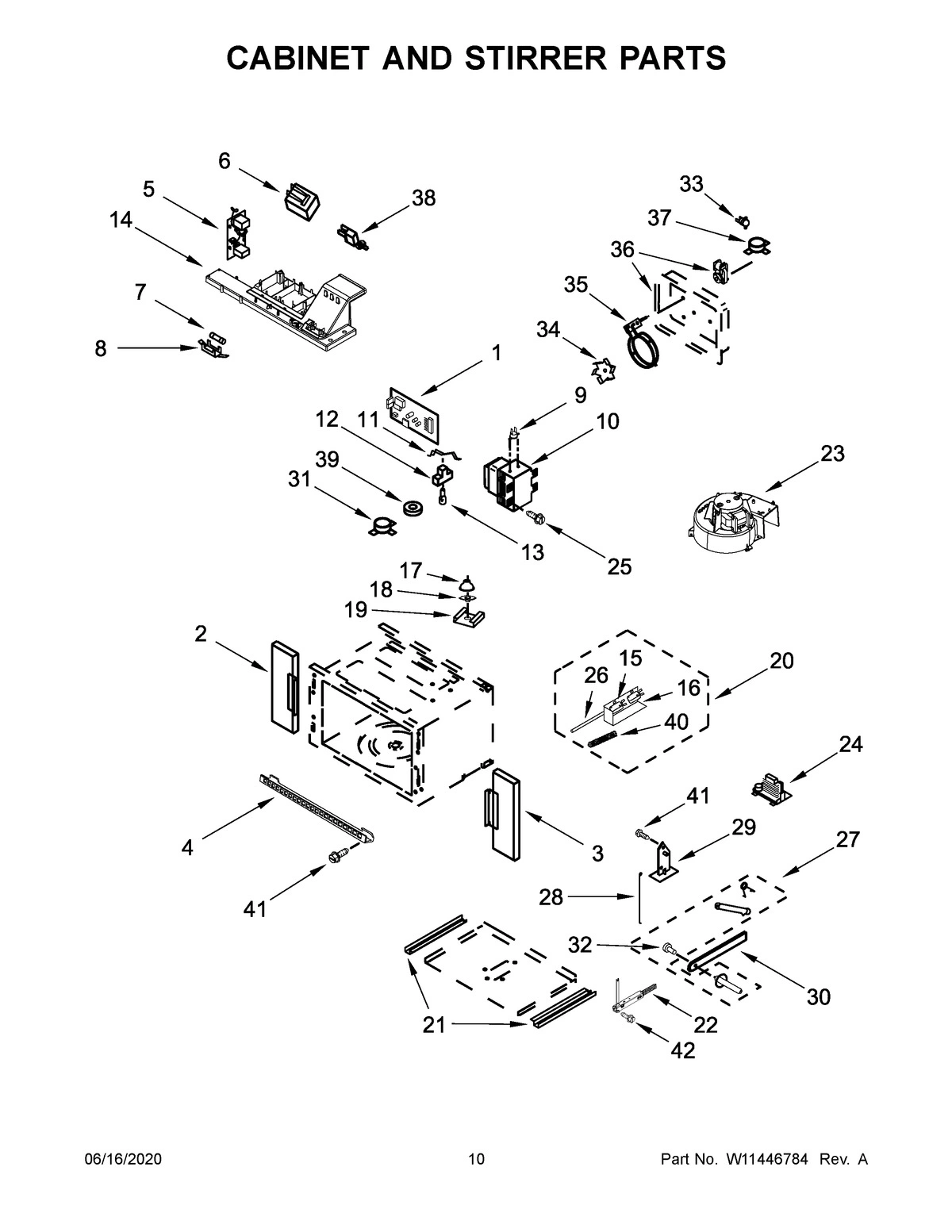 06 - CABINET AND STIRRER PARTS