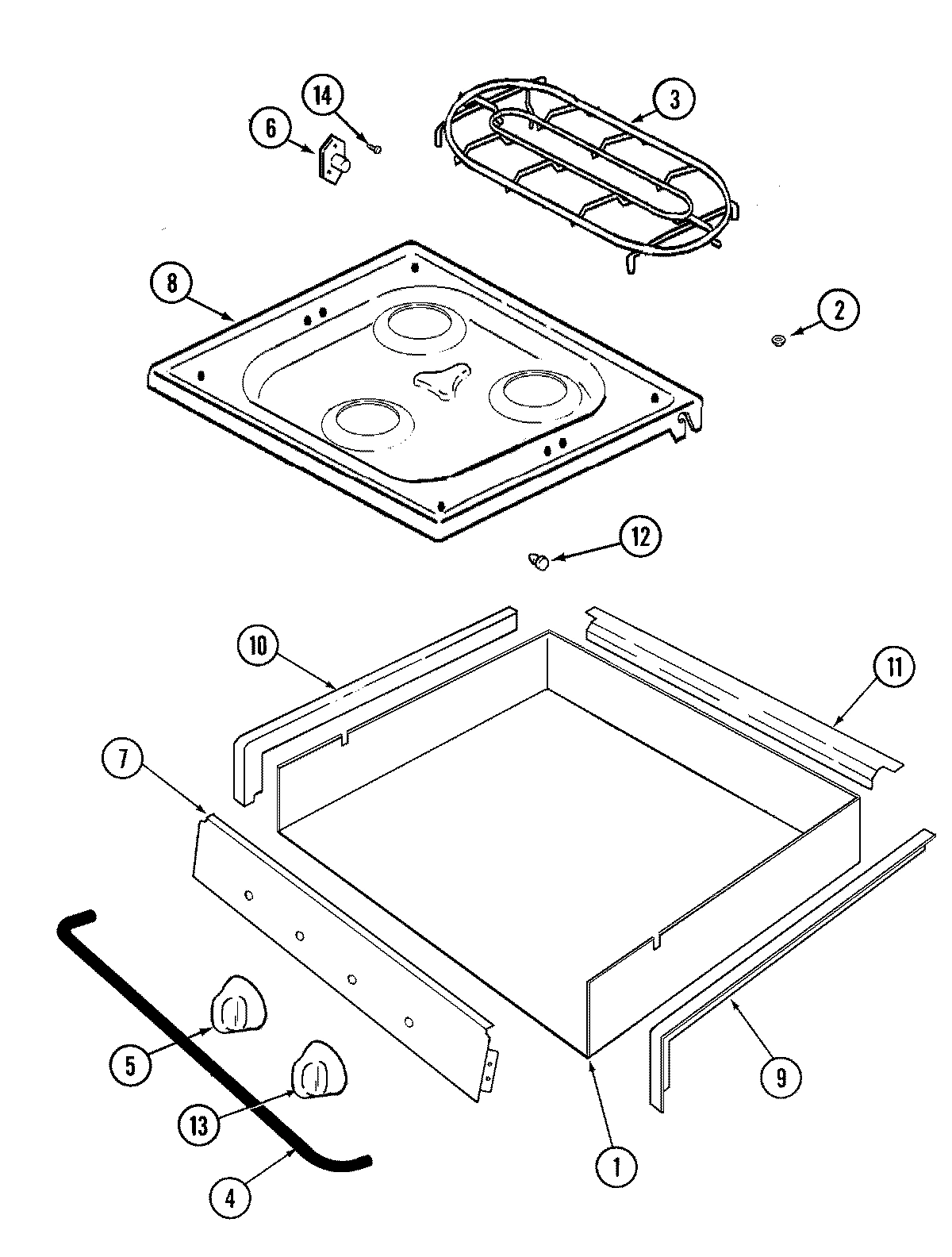 02 - TOP & BURNER BOX