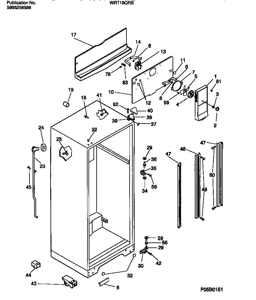03 - CABINET W/FAN ASSEMBLY