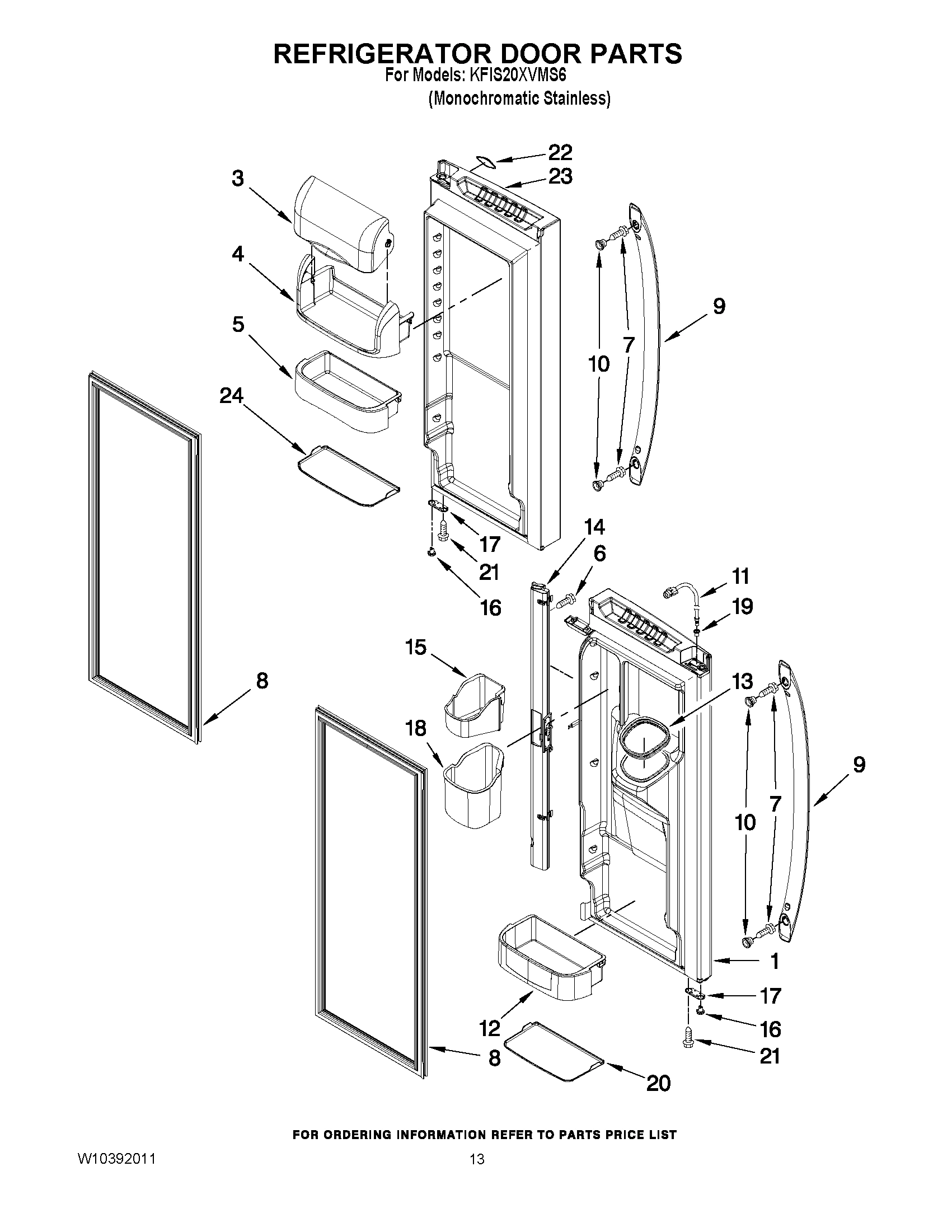 07 - REFRIGERATOR DOOR PARTS