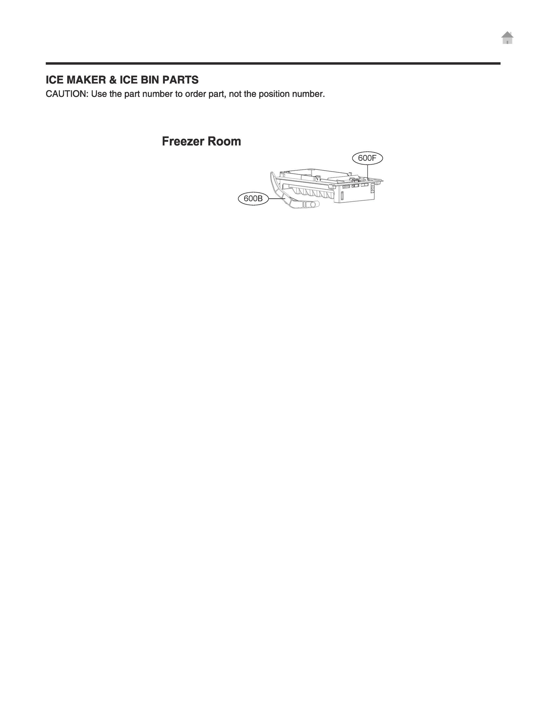 ICE MAKER & ICE BIN PARTS