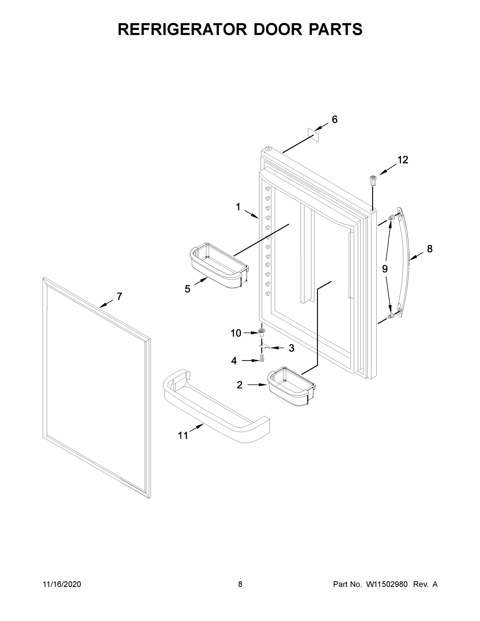 05 - REFRIGERATOR DOOR PARTS