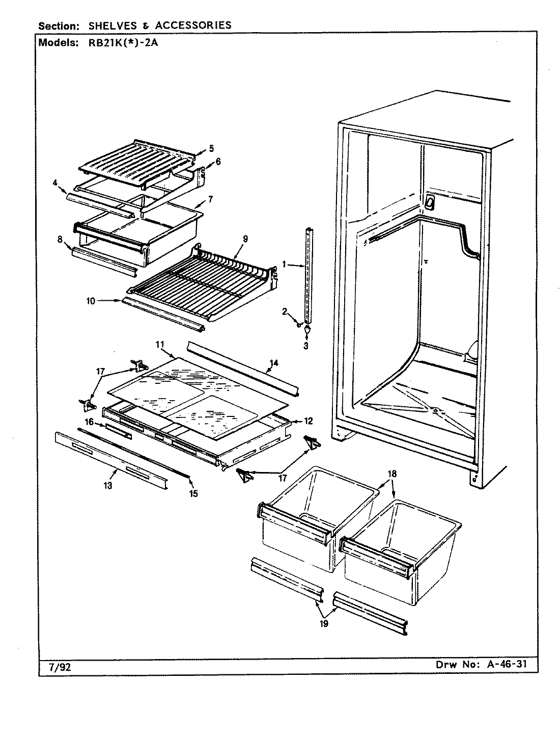 01 - SHELVES & ACCESSORIES