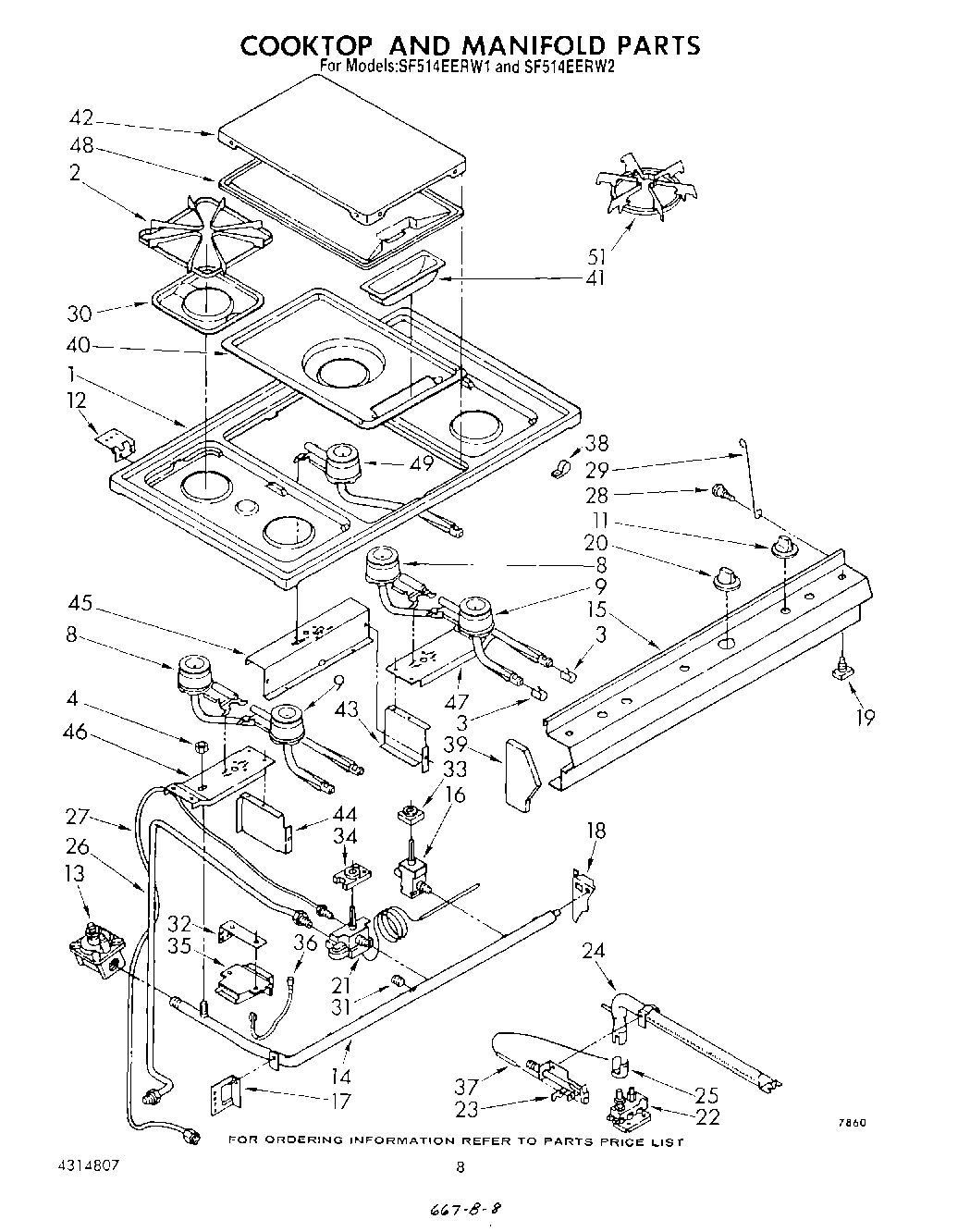 07 - COOKTOP AND MANIFOLD , LIT/OPTIONAL