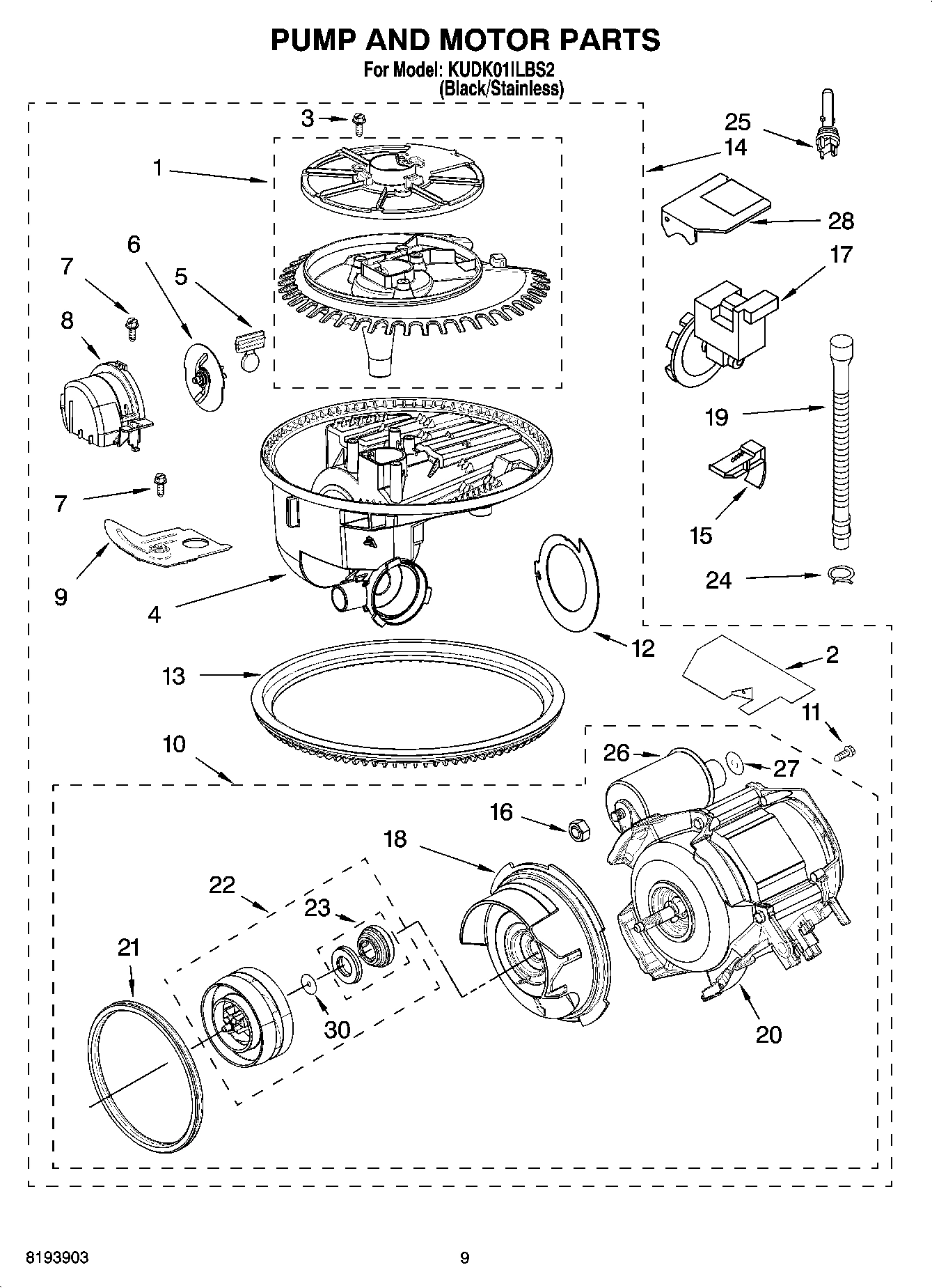 08 - PUMP AND MOTOR PARTS