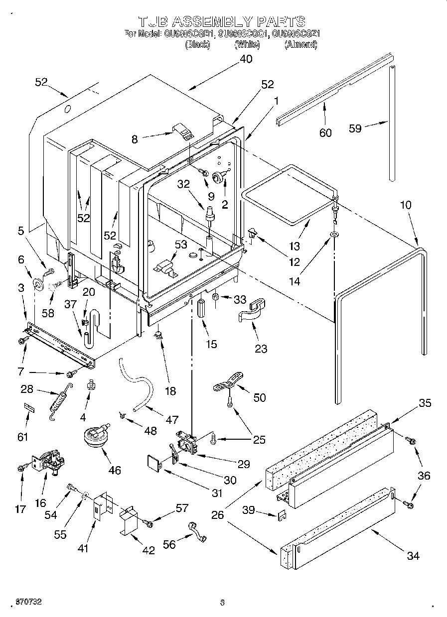 03 - TUB ASSEMBLY