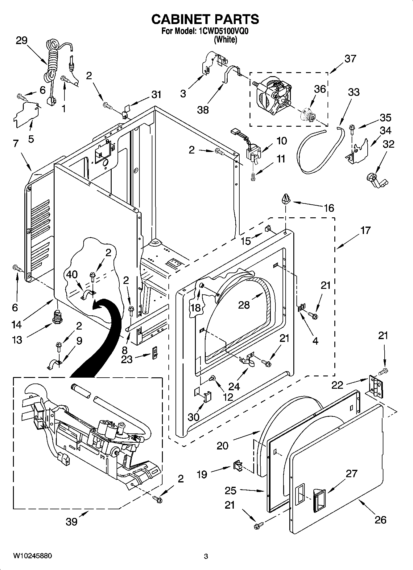 02 - CABINET PARTS