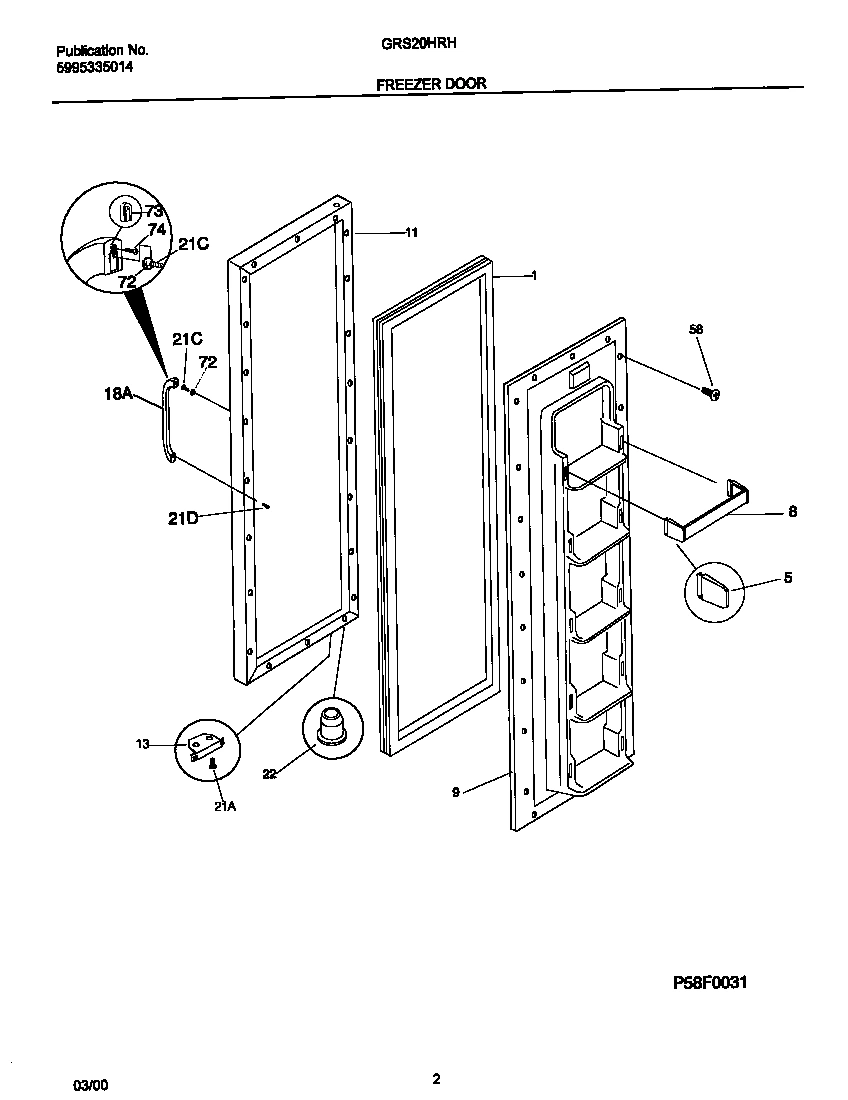 02 - FREEZER DOOR