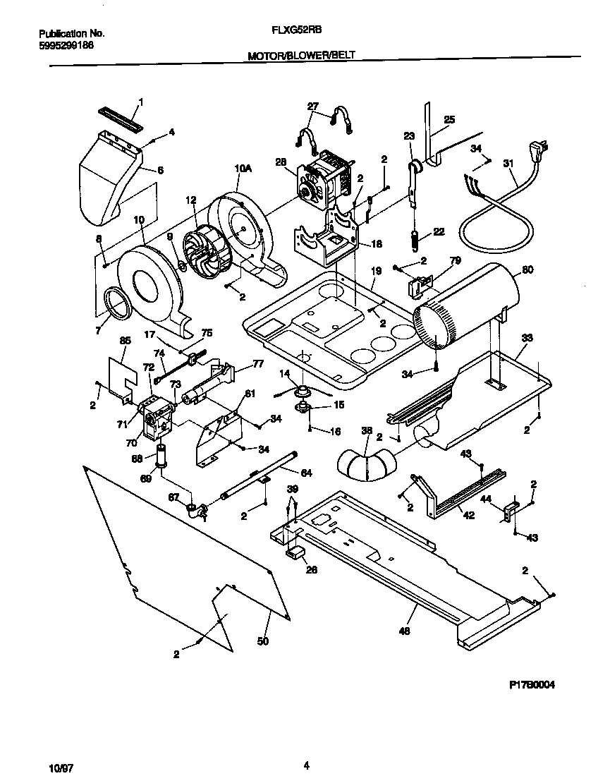 03 - MOTOR/BLOWER/BELT