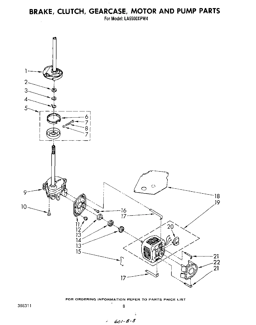 06 - BRAKE, CLUTCH, GEARCASE, MOTOR AND PUMP