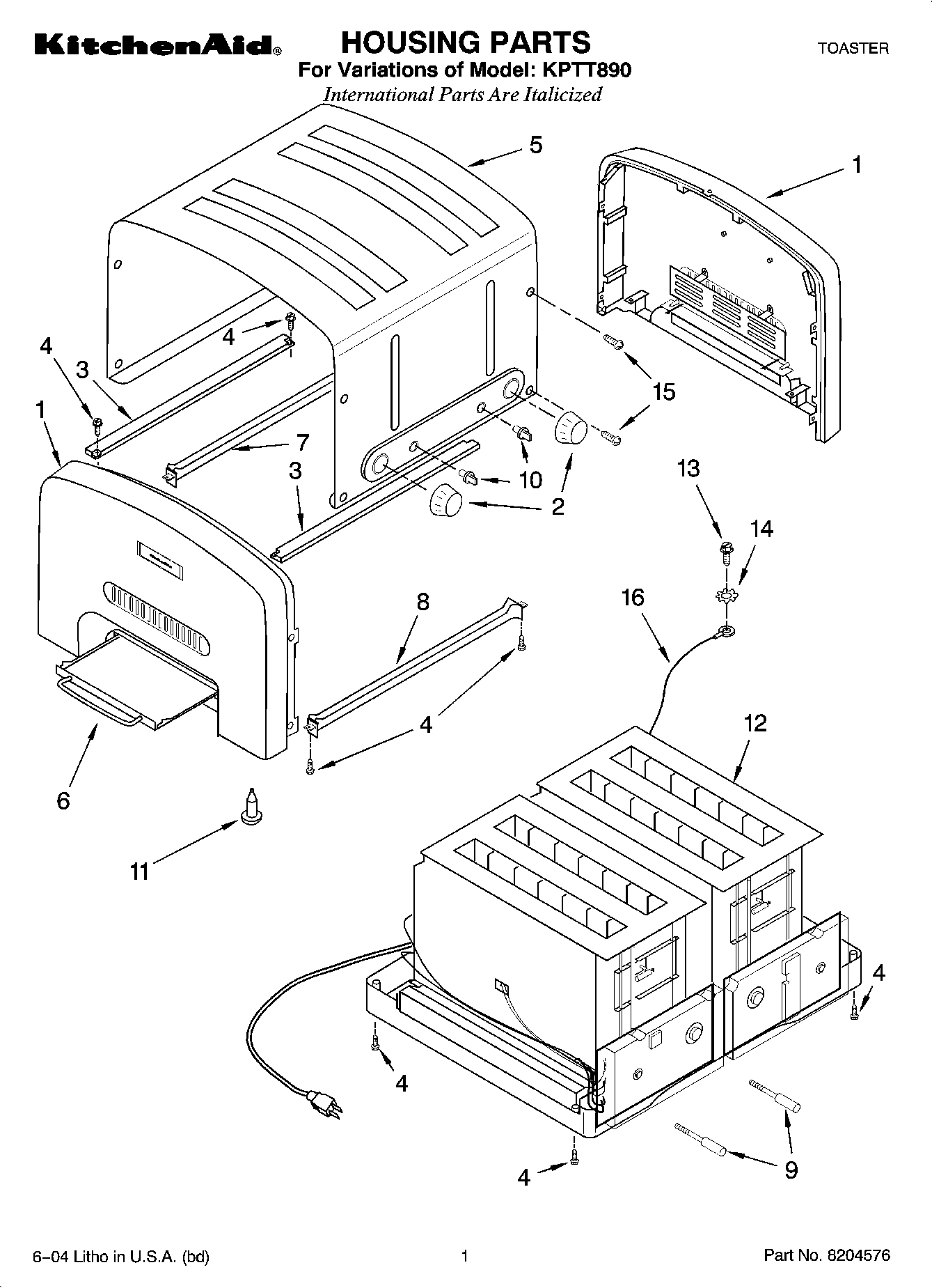 01 - HOUSING PARTS