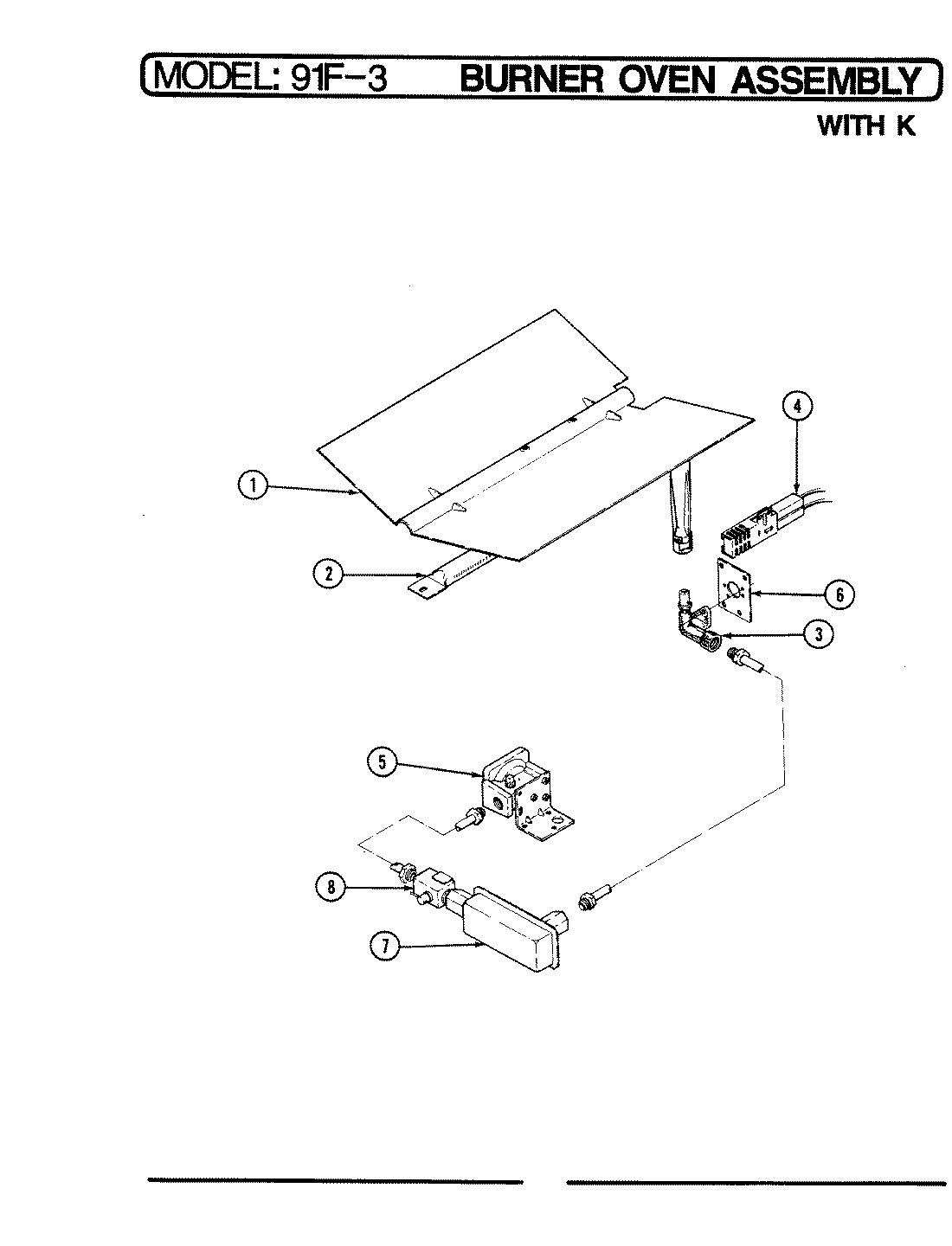 04 - OVEN BURNER ASSEMBLY