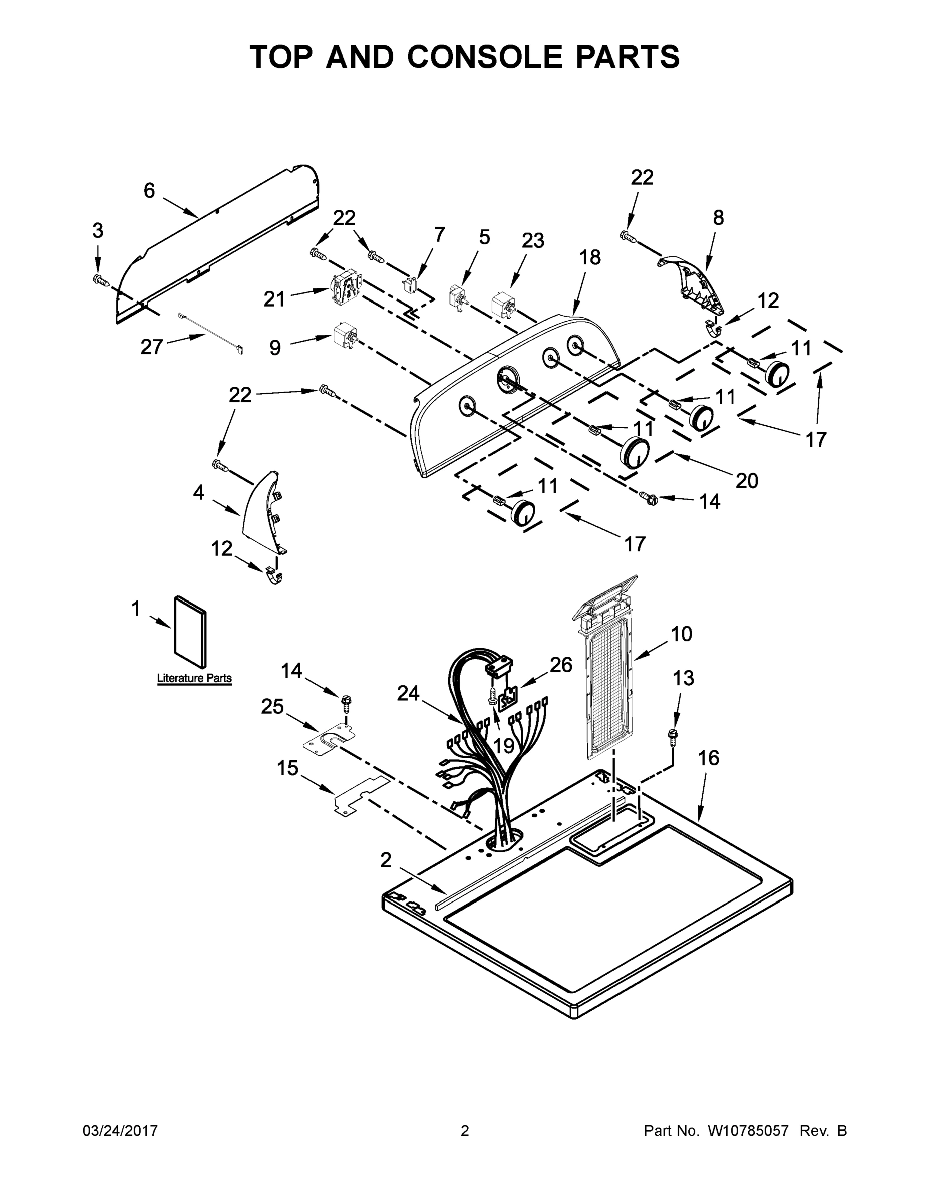 02 - TOP AND CONSOLE PARTS
