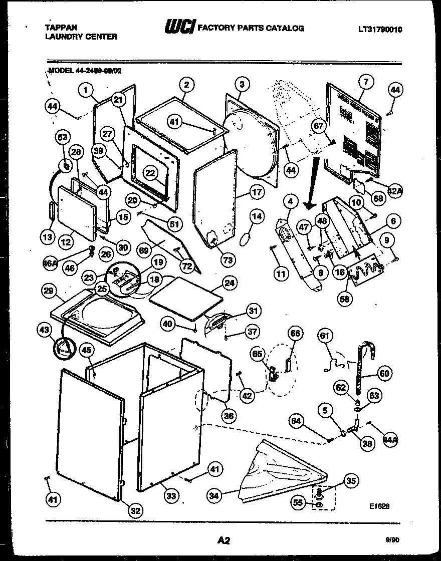 02 - CABINET PARTS AND HEATER