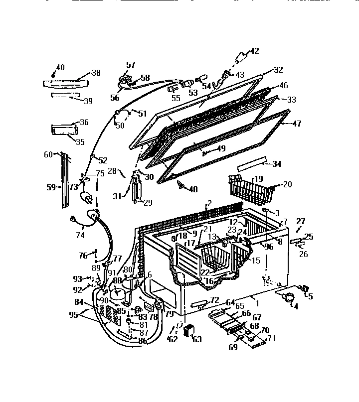 01 - CHEST FREEZER PARTS